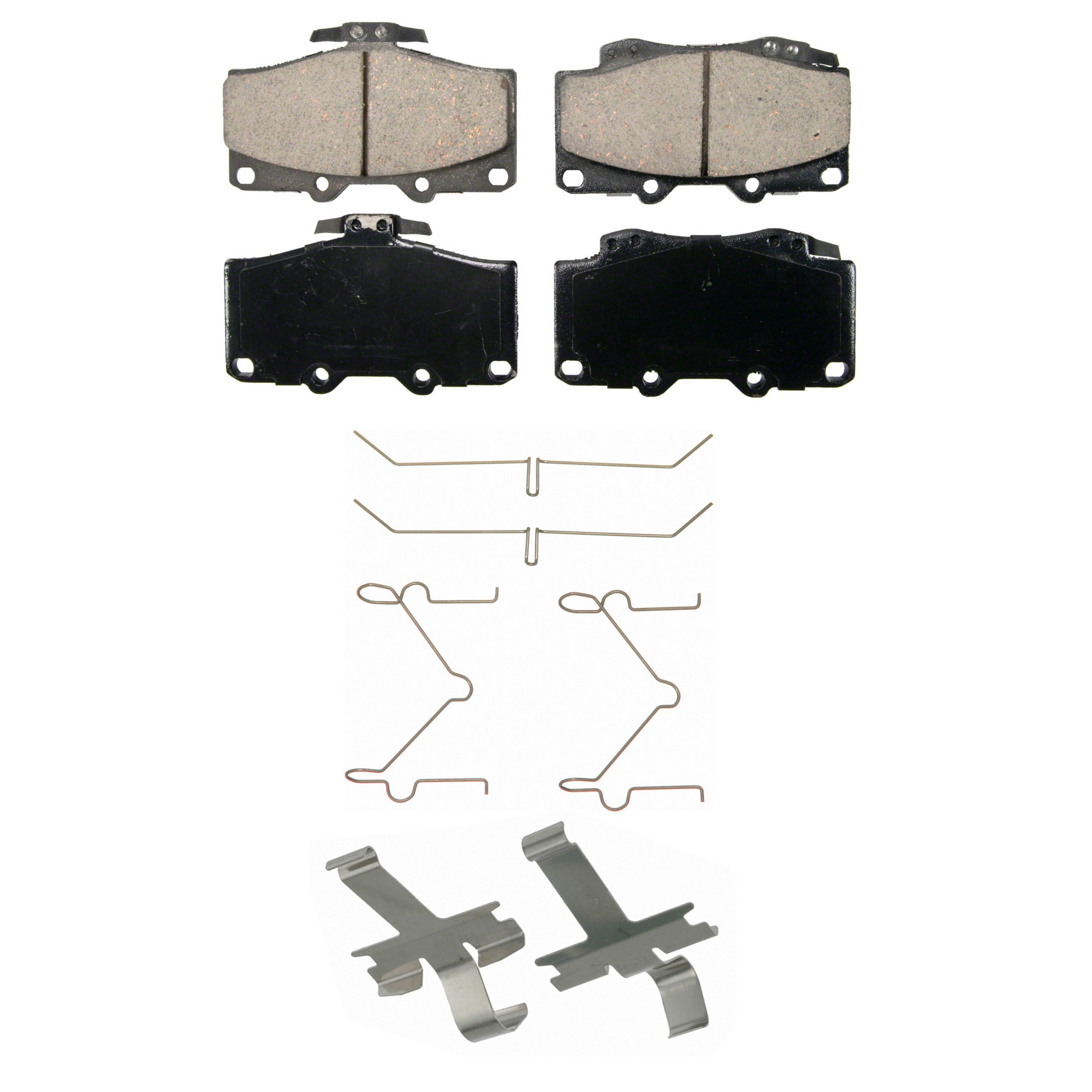 QuickStop Front Disc Brake Pad Set Ceramic