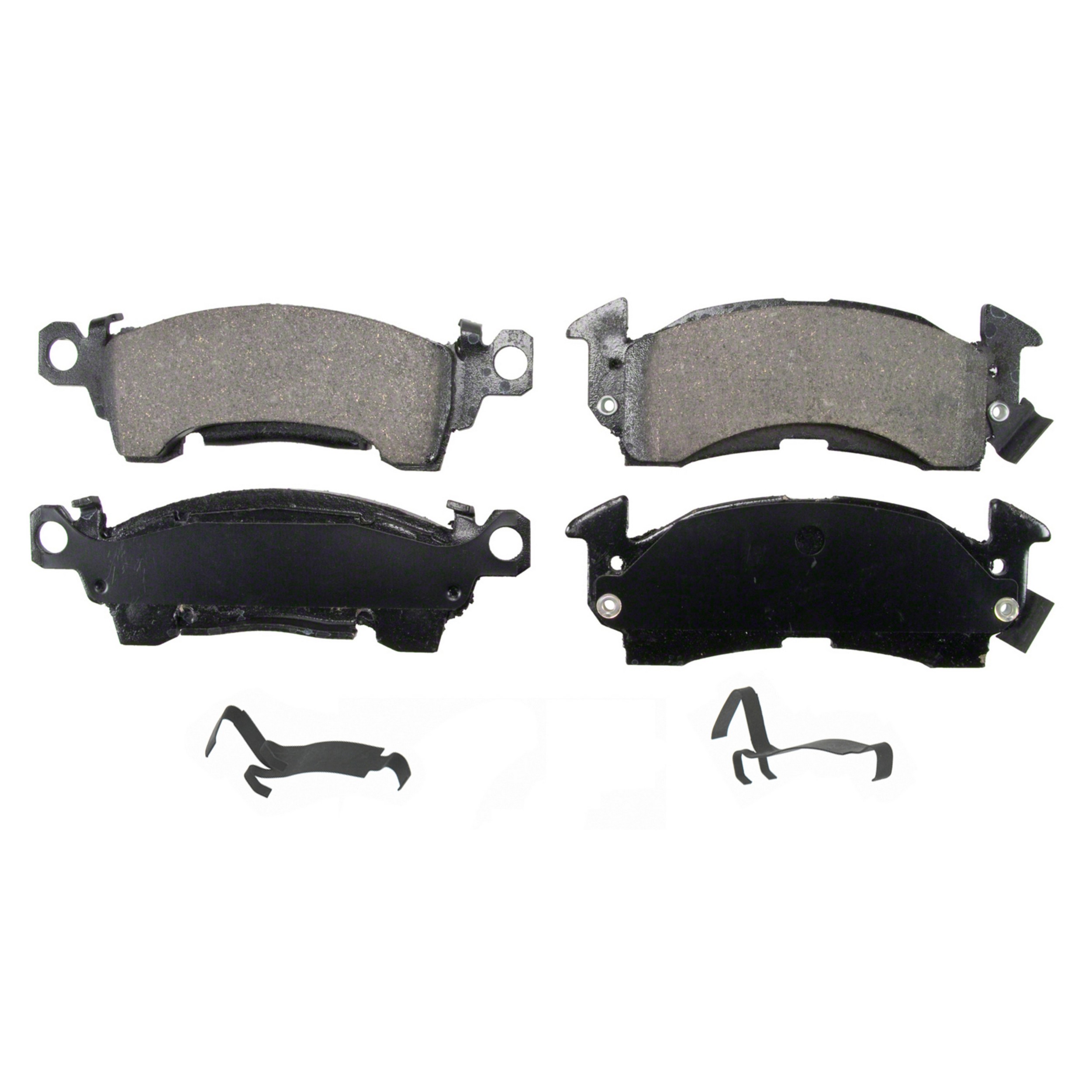QuickStop Front; Rear Disc Brake Pad Set Ceramic