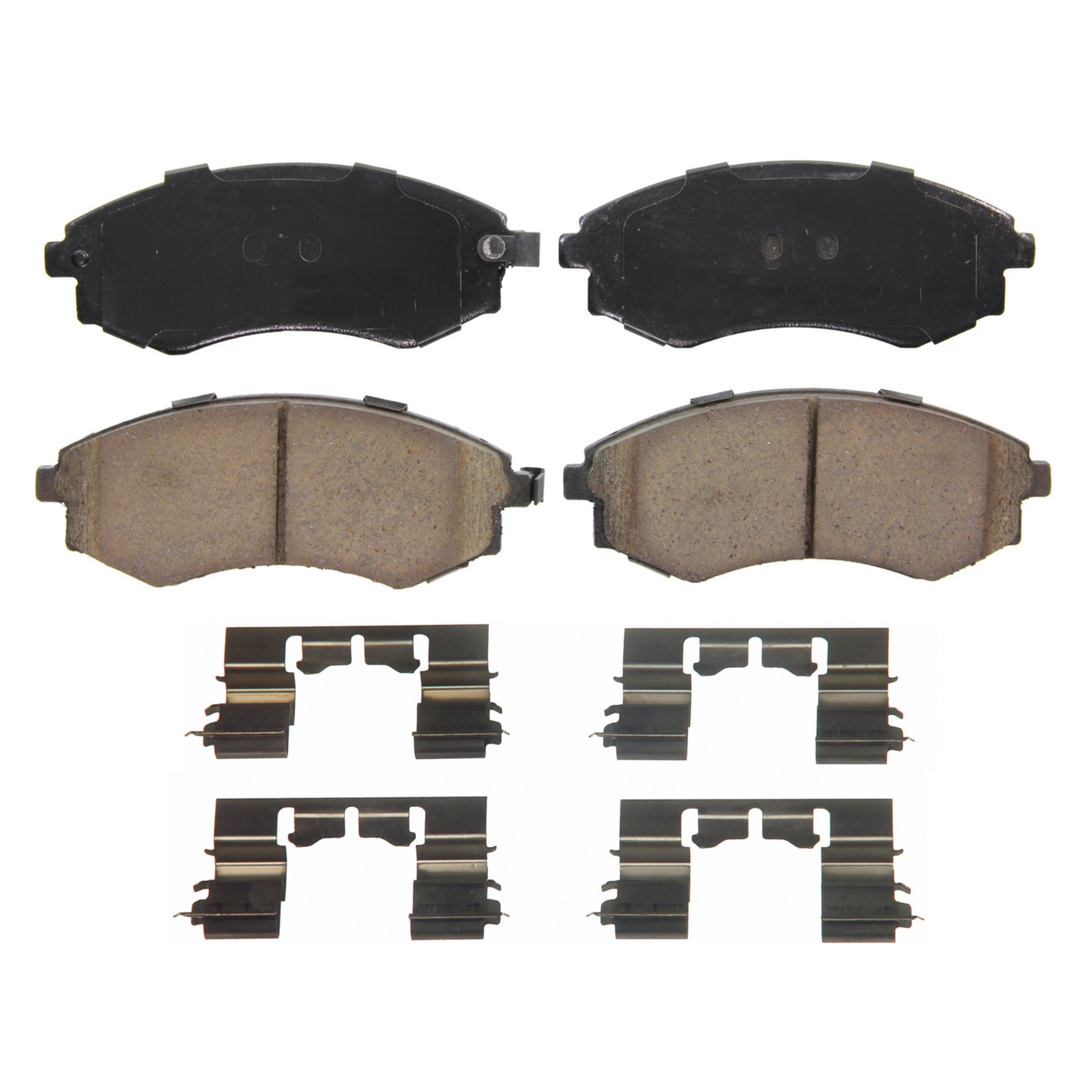 QuickStop Front Disc Brake Pad Set Ceramic