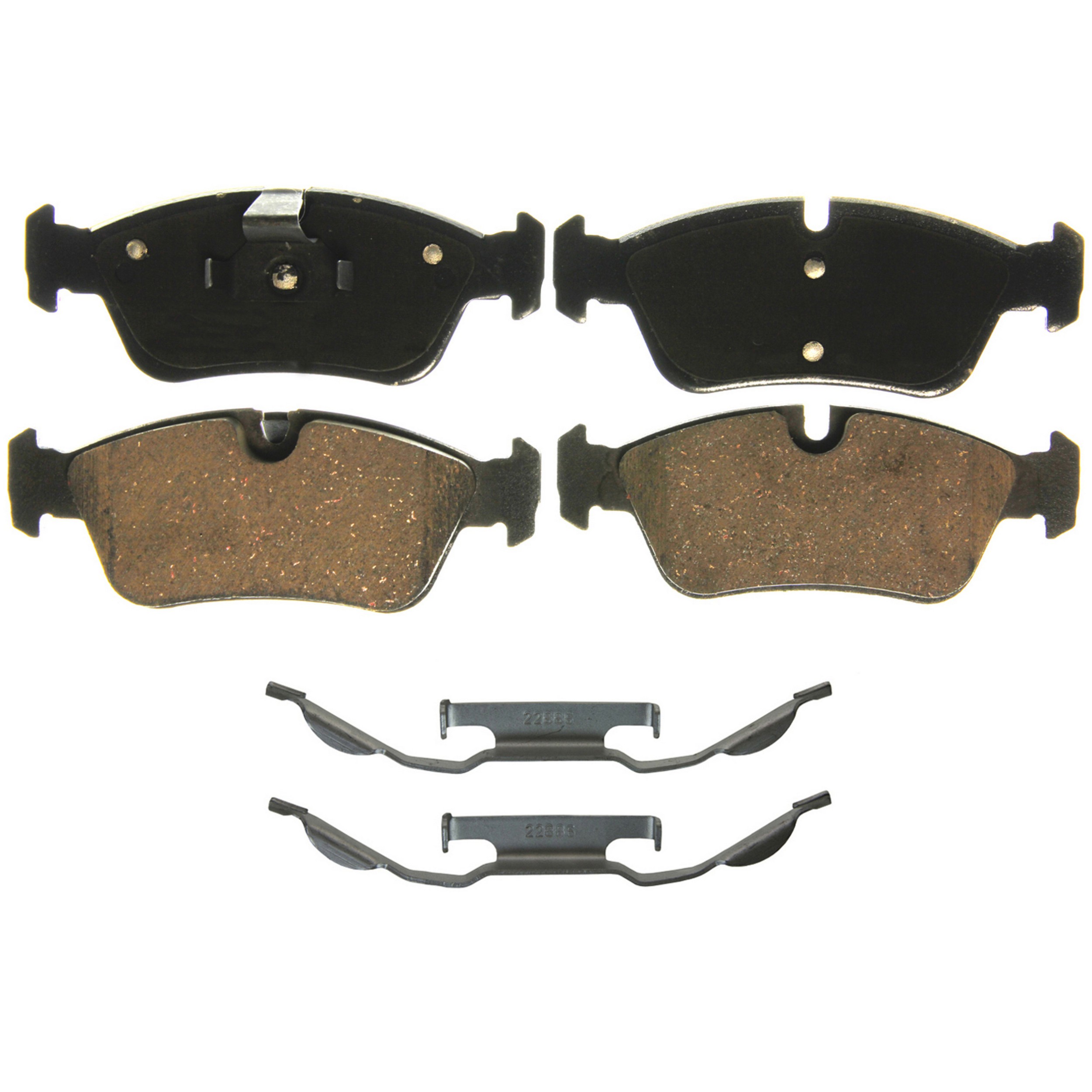 QuickStop Front Disc Brake Pad Set Ceramic