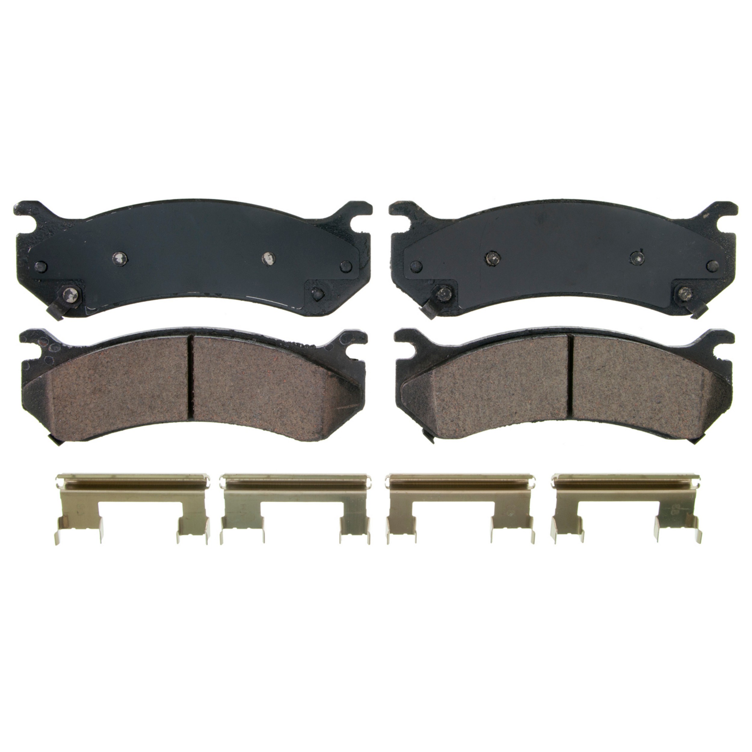 QuickStop Front; Rear Disc Brake Pad Set Ceramic