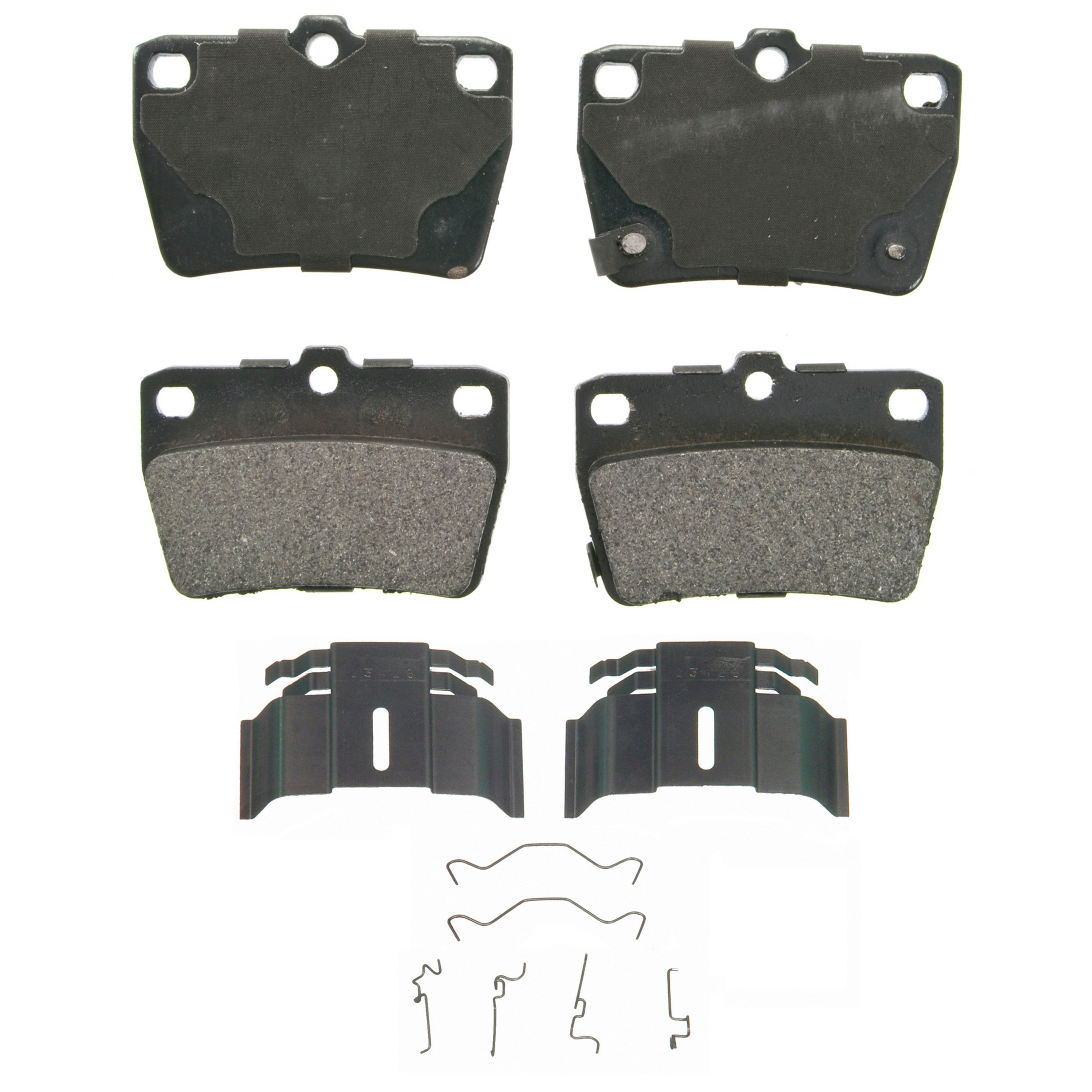 QuickStop Rear Disc Brake Pad Set Semi-Metallic