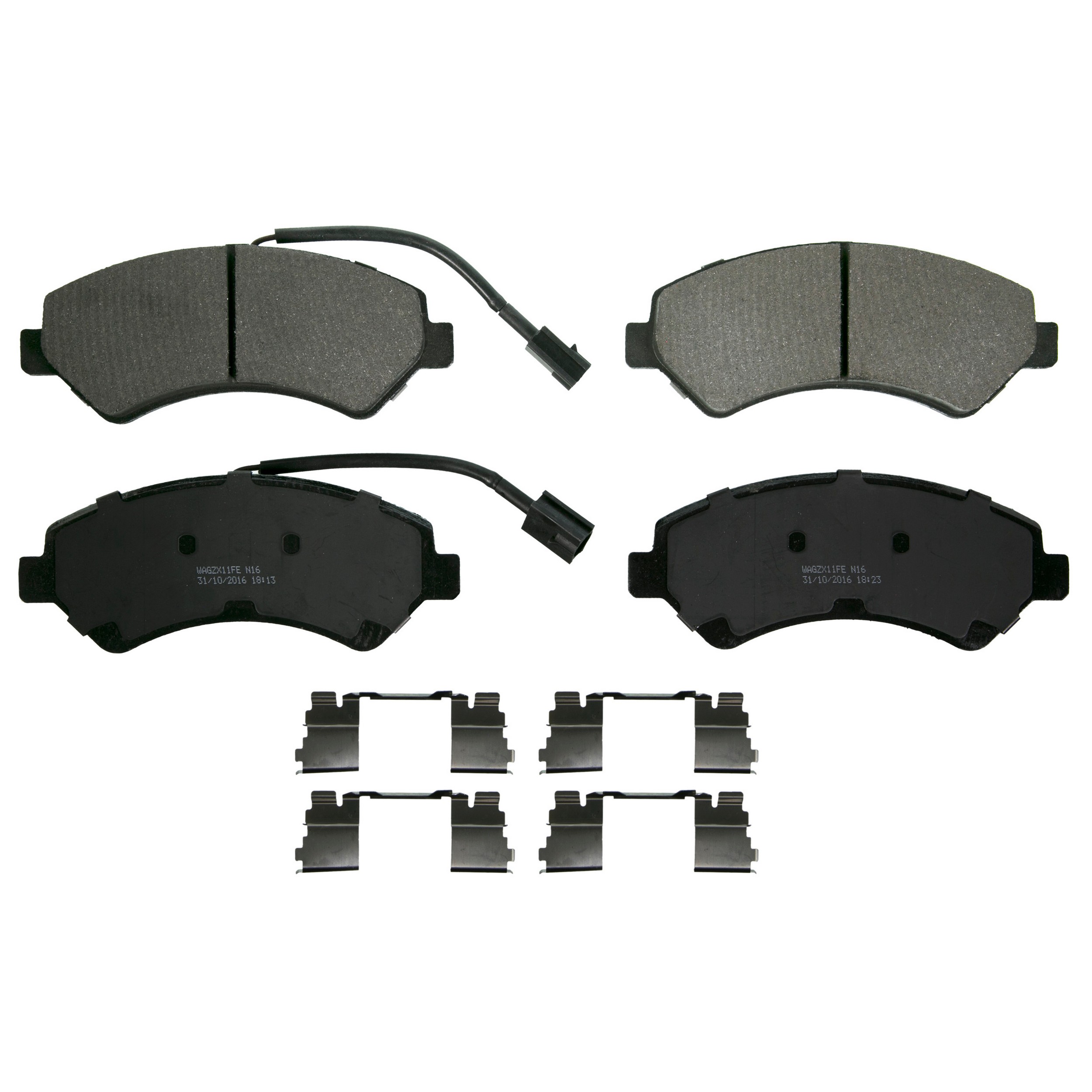 QuickStop Front Disc Brake Pad Set Semi-Metallic