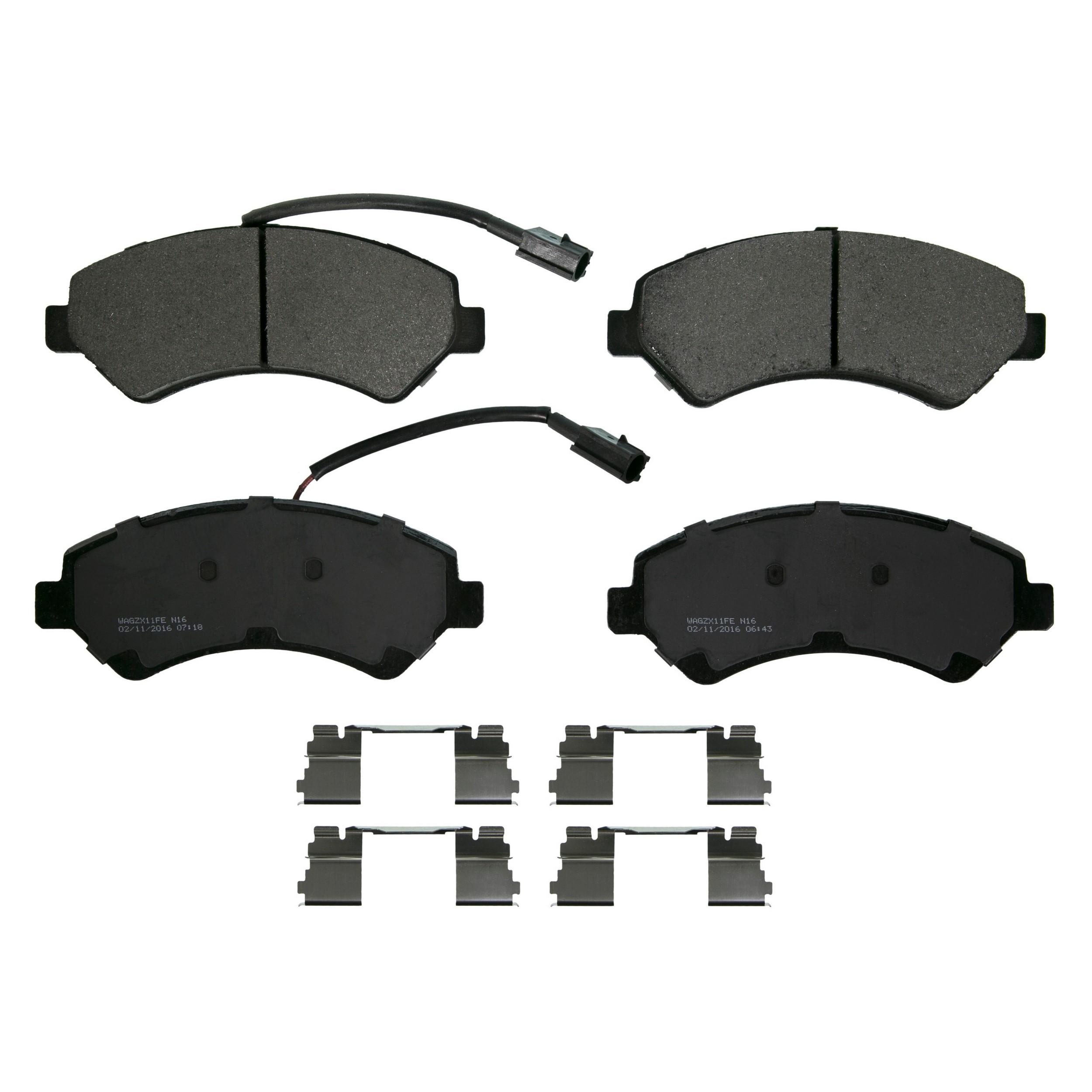 QuickStop Front Disc Brake Pad Set Semi-Metallic