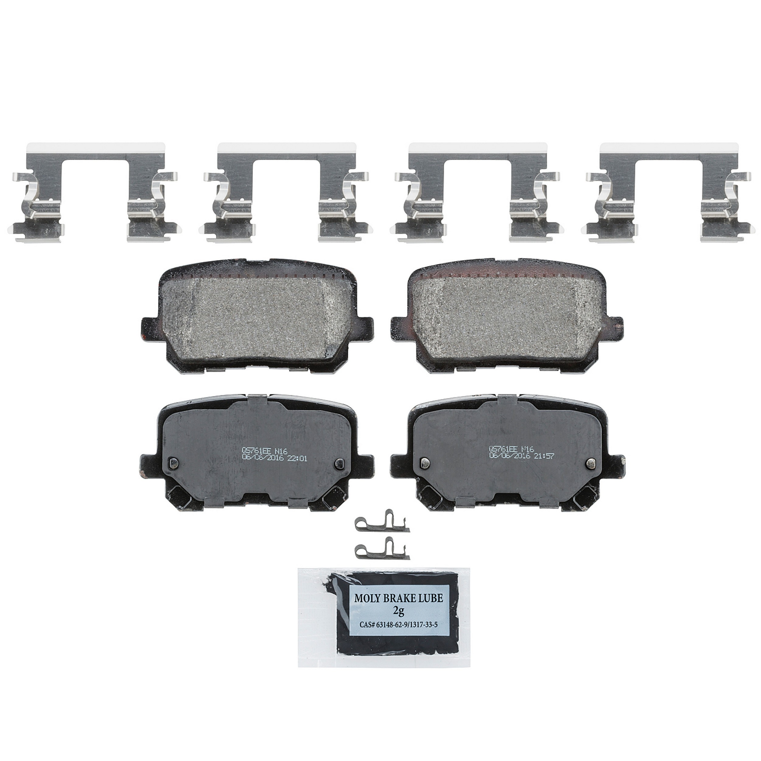 QuickStop Rear Disc Brake Pad Set Semi-Metallic