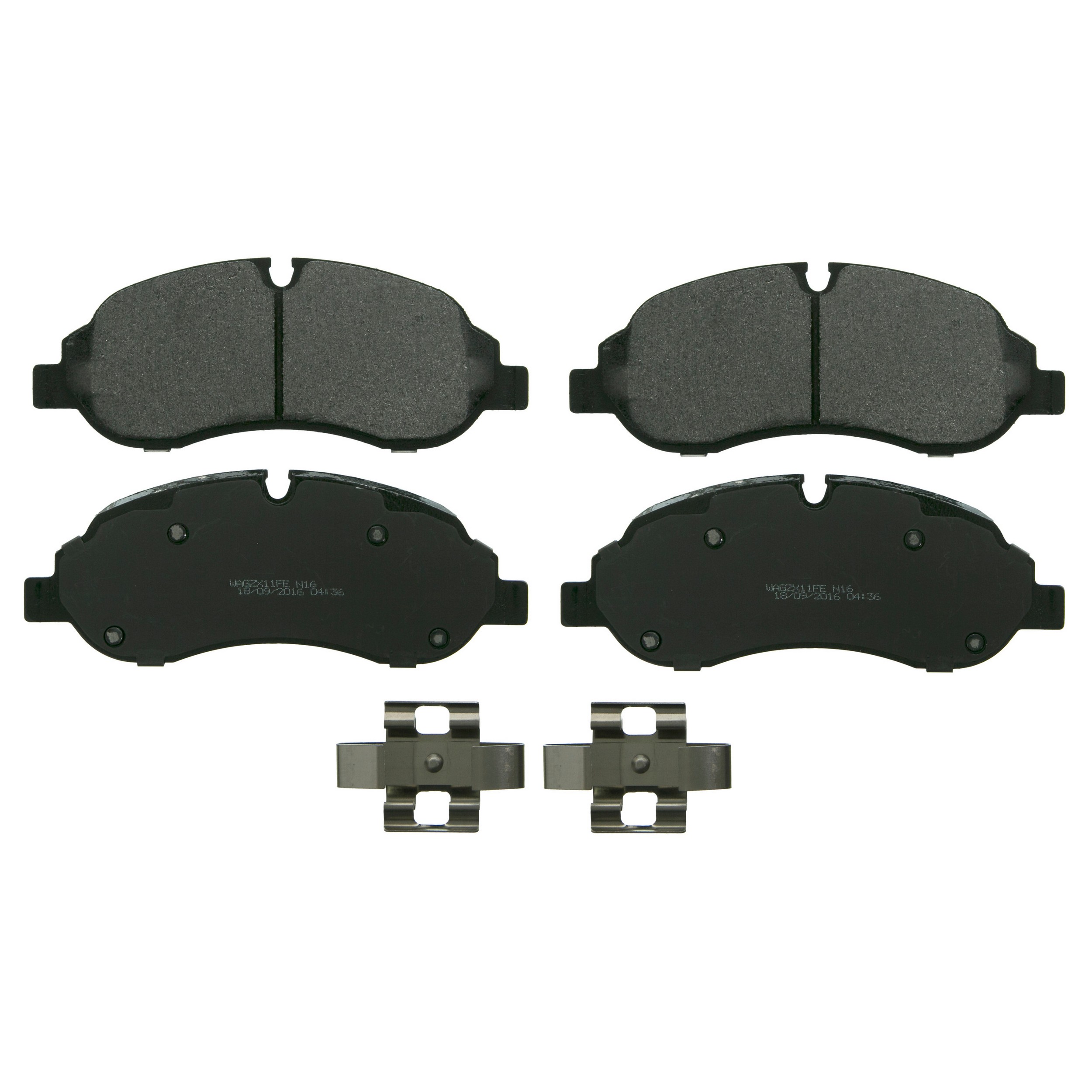 QuickStop Front Disc Brake Pad Set Semi-Metallic