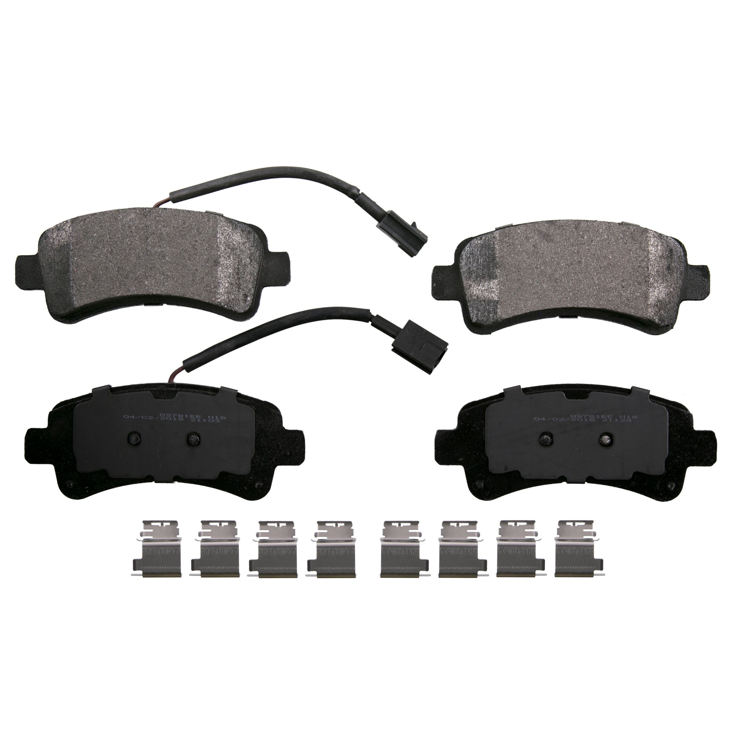 QuickStop Rear Disc Brake Pad Set Semi-Metallic
