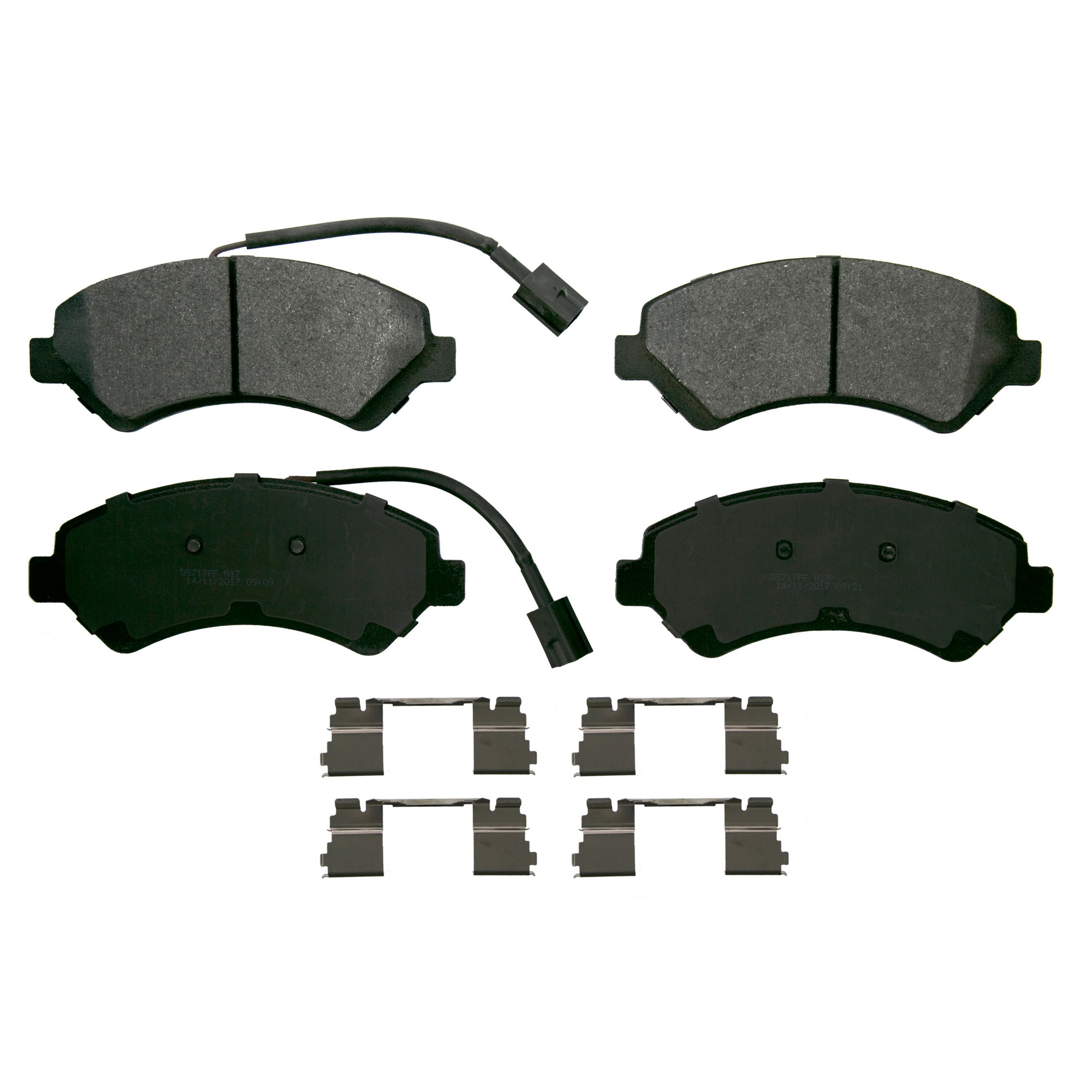 QuickStop Front Disc Brake Pad Set Semi-Metallic