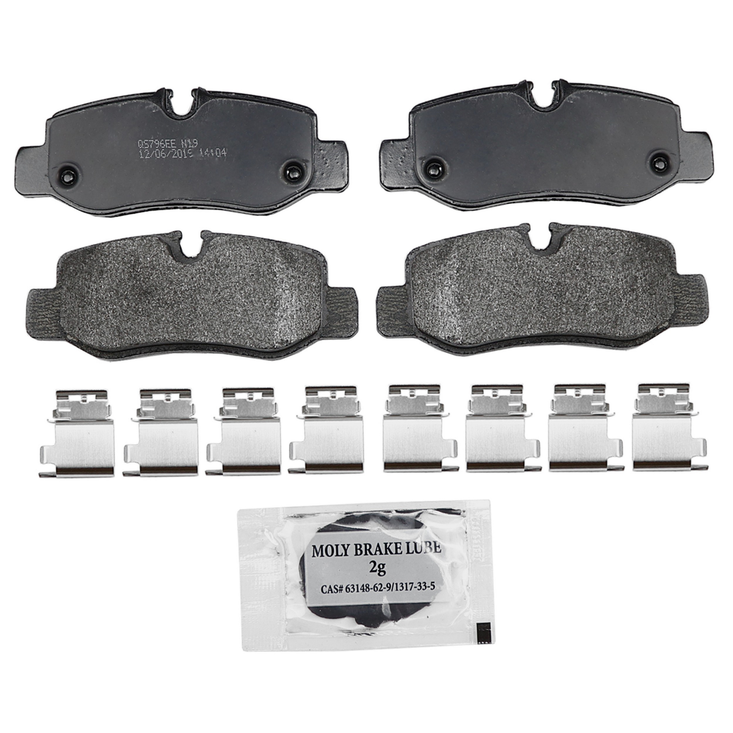 QuickStop Rear Disc Brake Pad Set Semi-Metallic