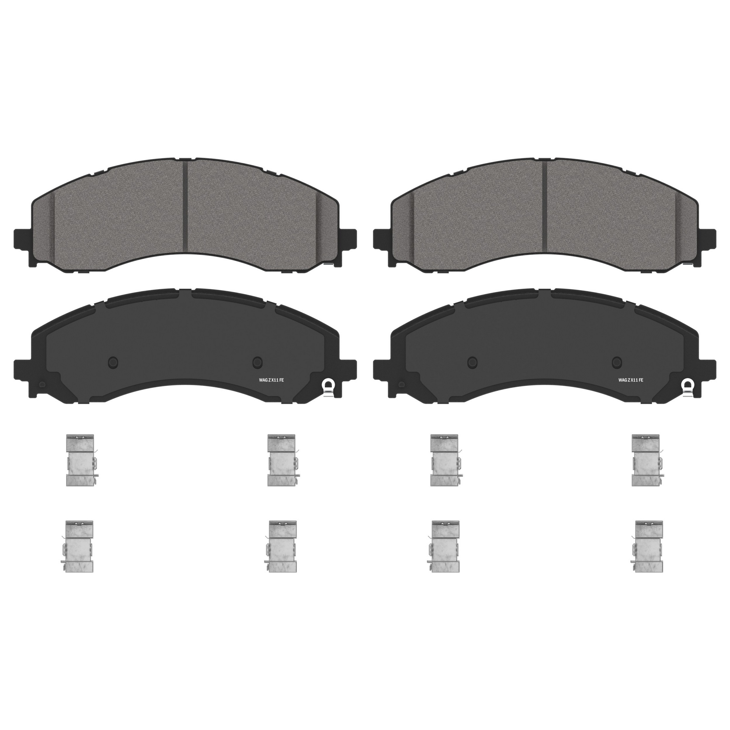 QuickStop Front Disc Brake Pad Set Semi-Metallic