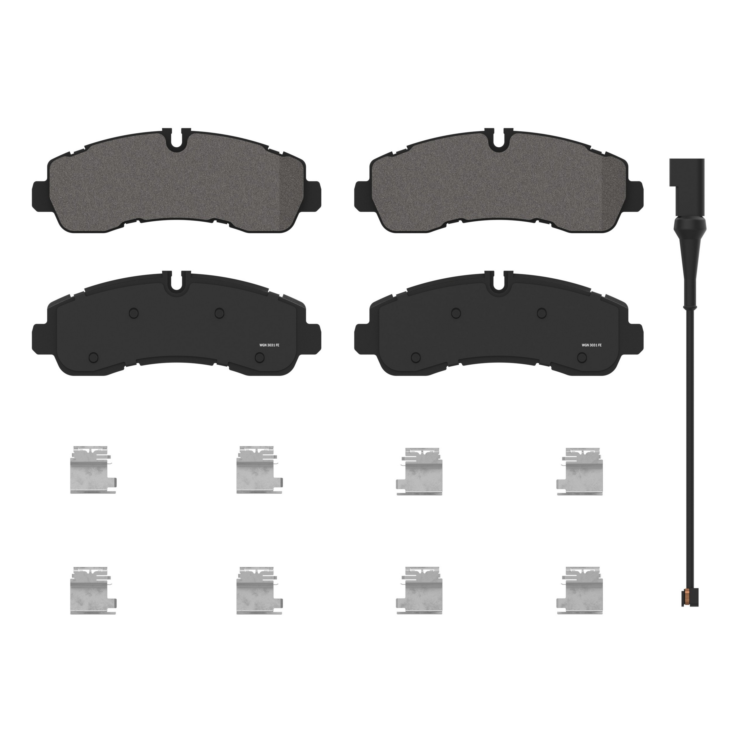 QuickStop Rear Disc Brake Pad Set Semi-Metallic