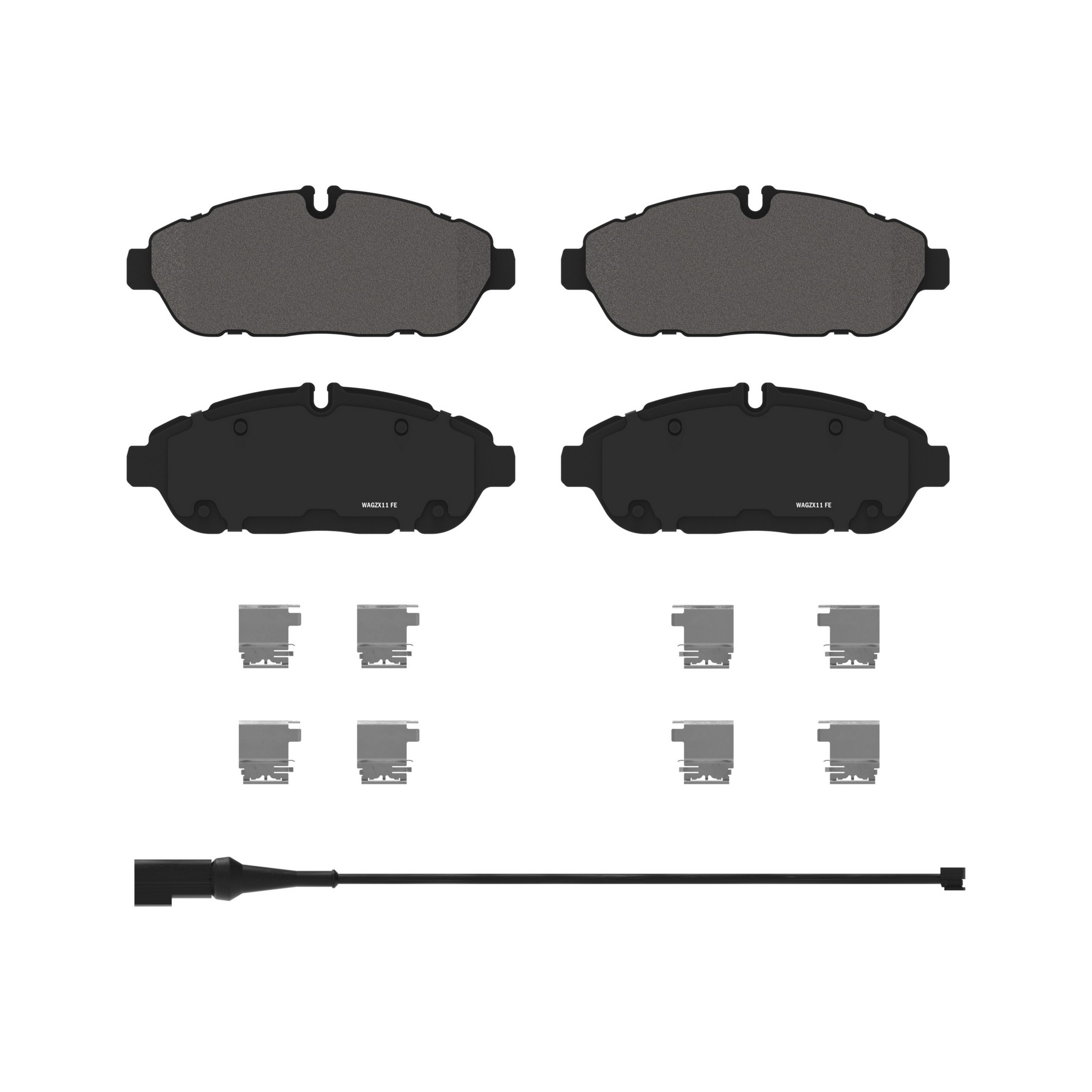 QuickStop Front Disc Brake Pad Set Semi-Metallic