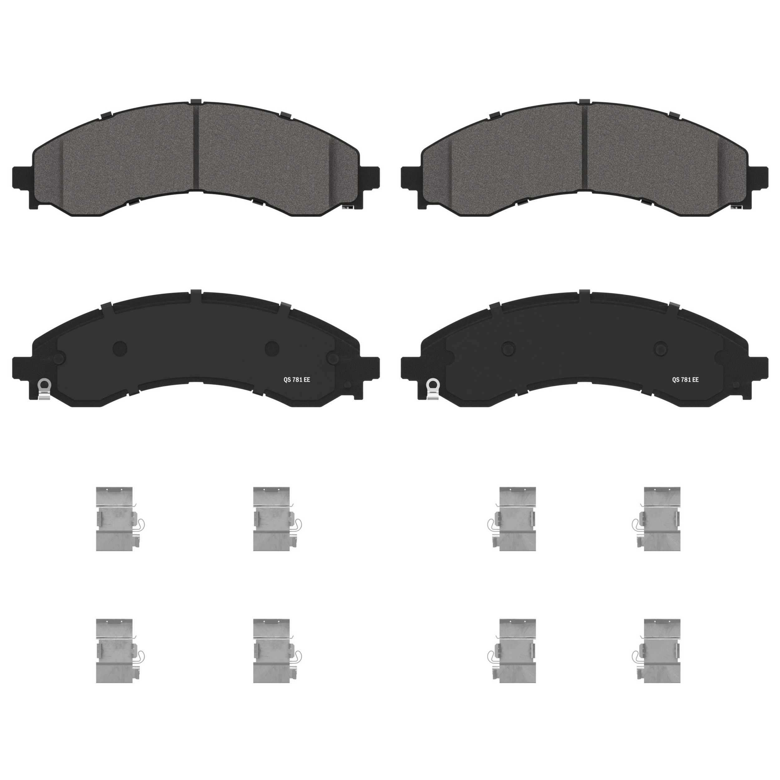 QuickStop Front Disc Brake Pad Set Semi-Metallic