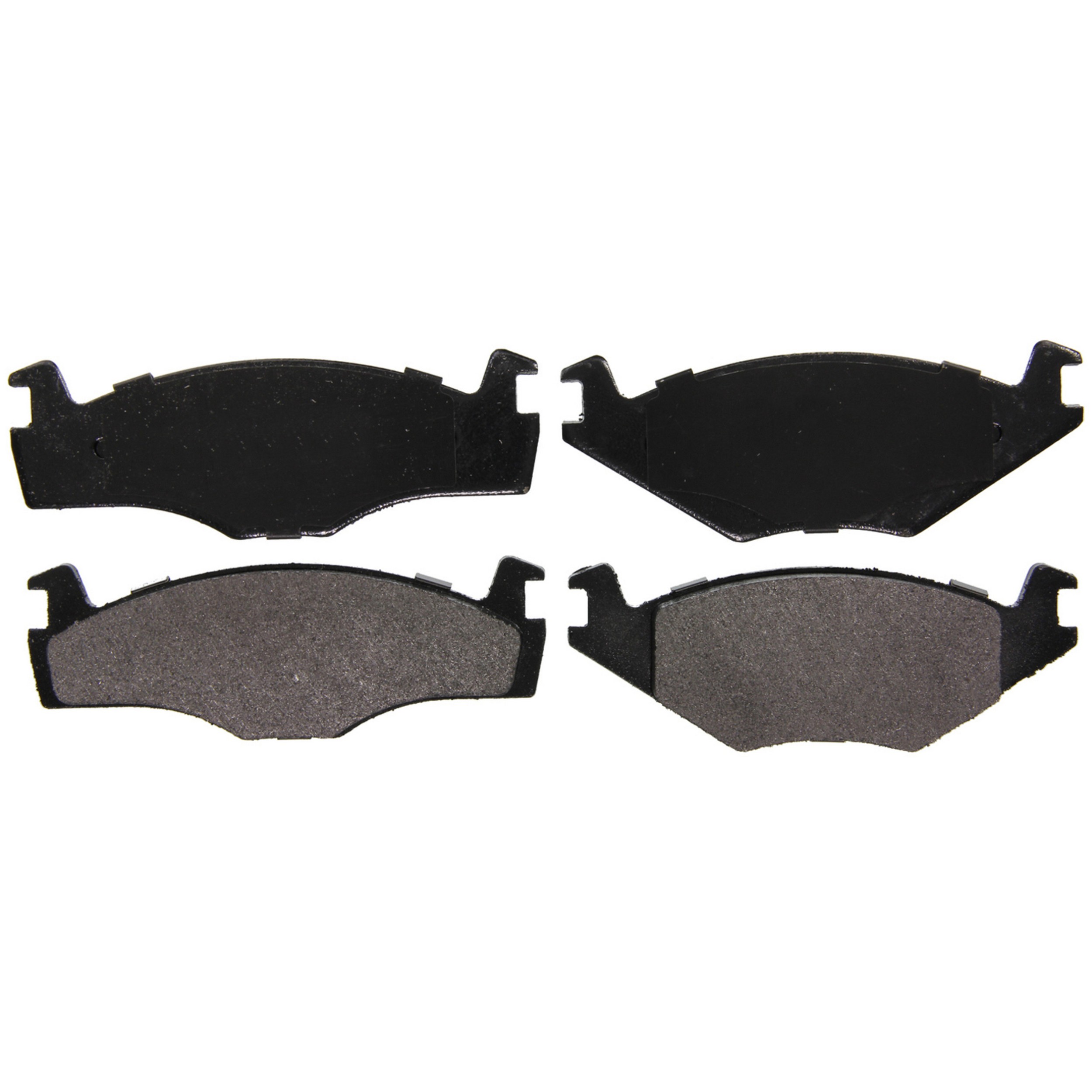 QuickStop Front; Rear Disc Brake Pad Set Semi-Metallic