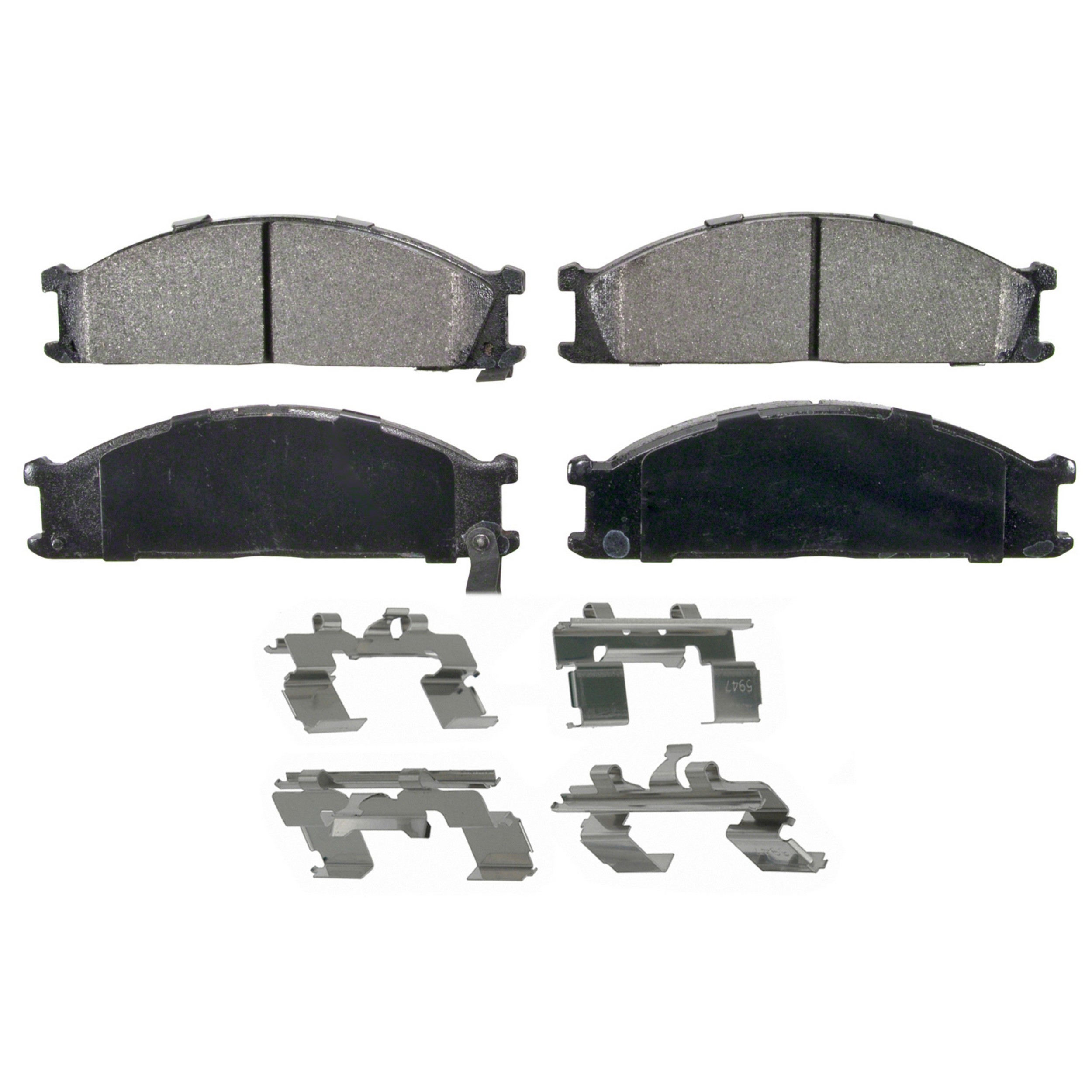 QuickStop Front Disc Brake Pad Set Semi-Metallic