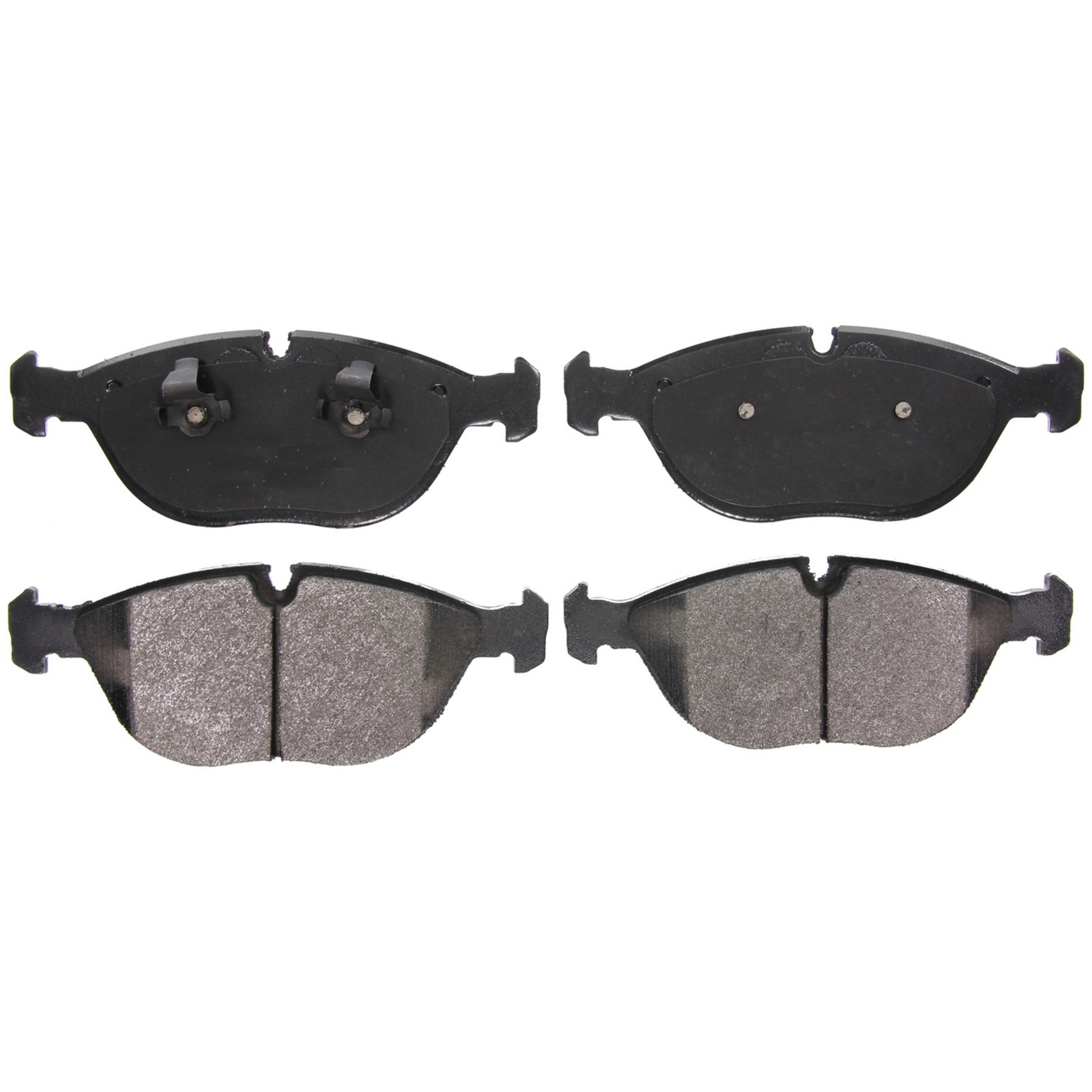 QuickStop Front; Rear Disc Brake Pad Set Semi-Metallic