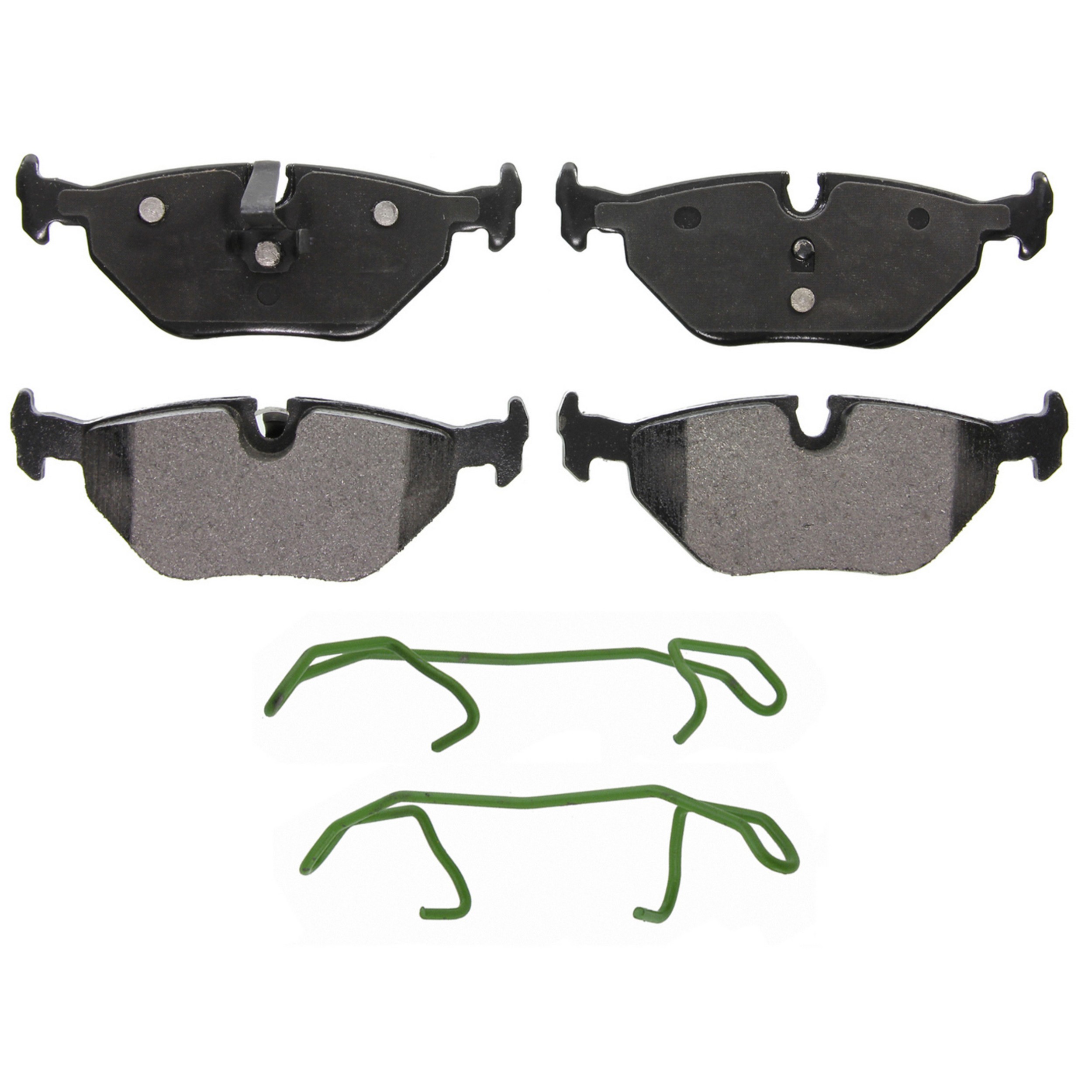 QuickStop Rear Disc Brake Pad Set Semi-Metallic