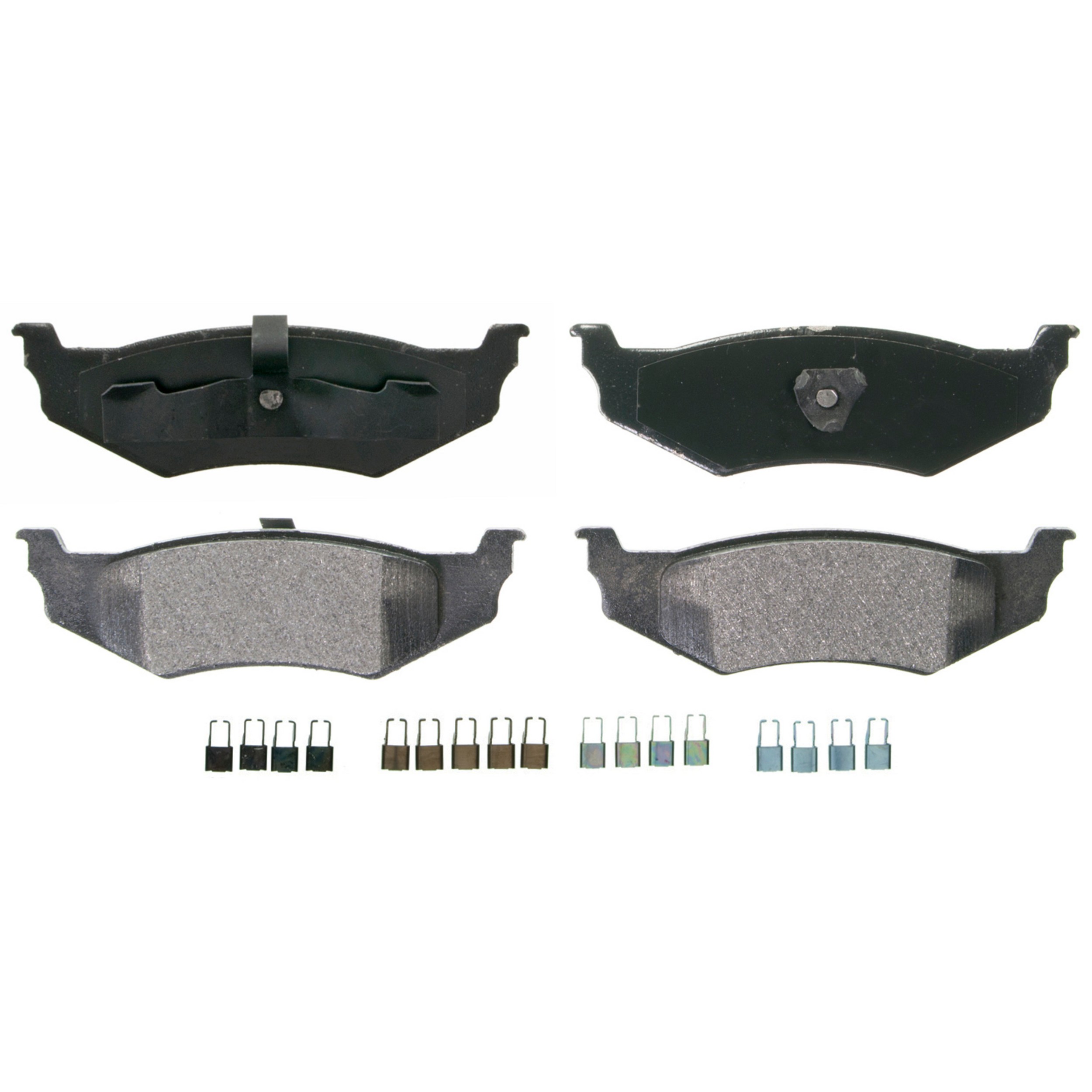 QuickStop Rear Disc Brake Pad Set Semi-Metallic