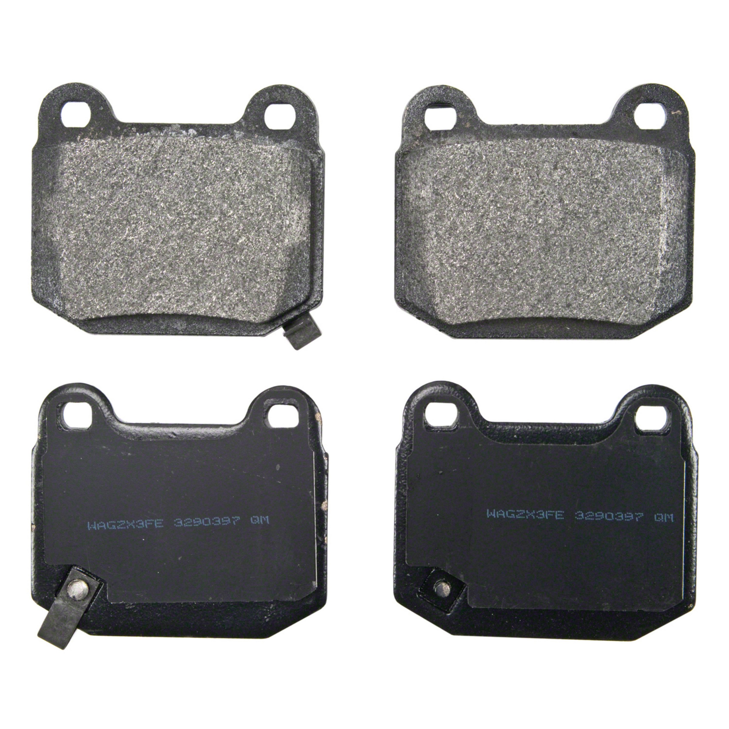 QuickStop Rear Disc Brake Pad Set Semi-Metallic