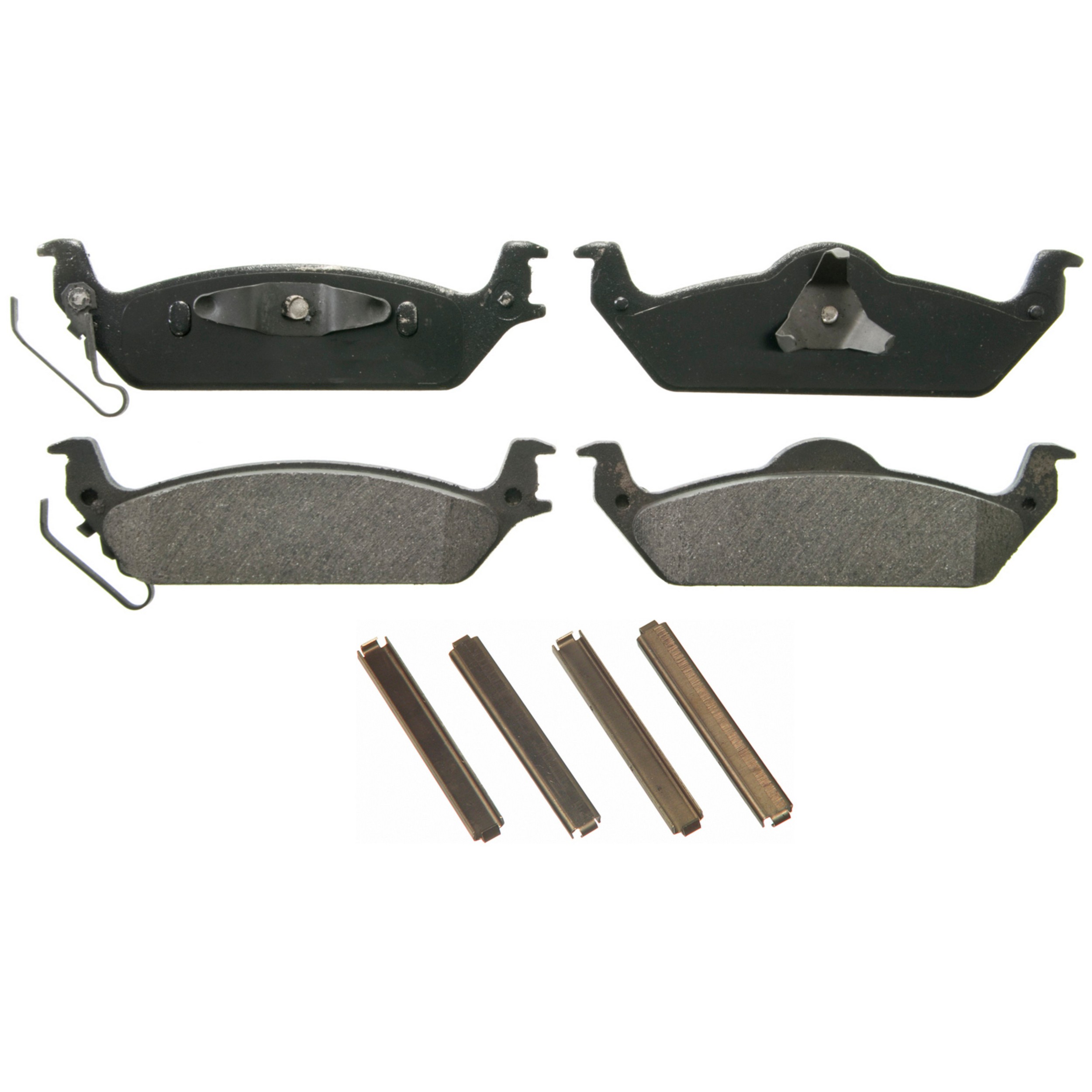 QuickStop Rear Disc Brake Pad Set Semi-Metallic