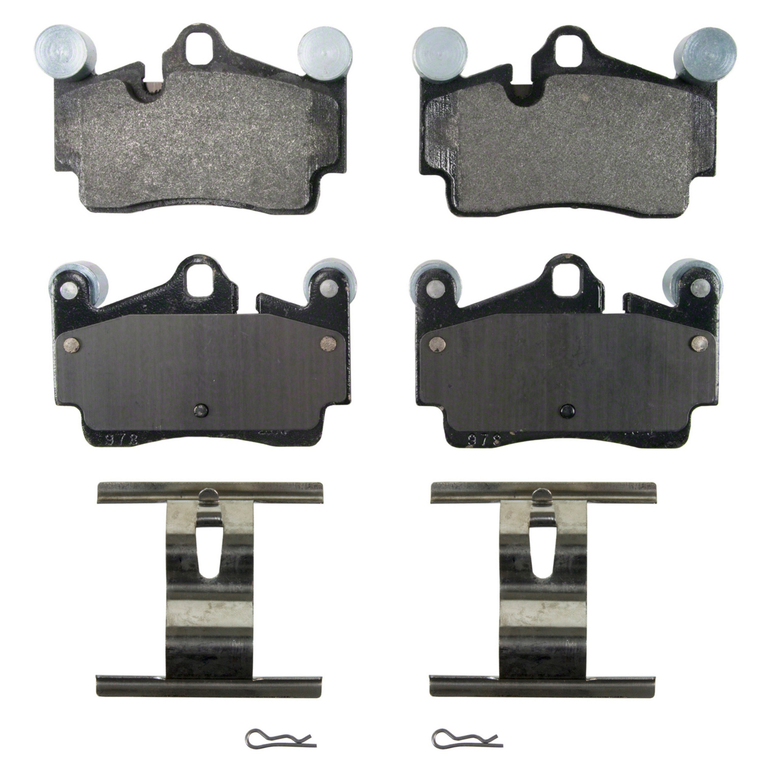 QuickStop Rear Disc Brake Pad Set Semi-Metallic