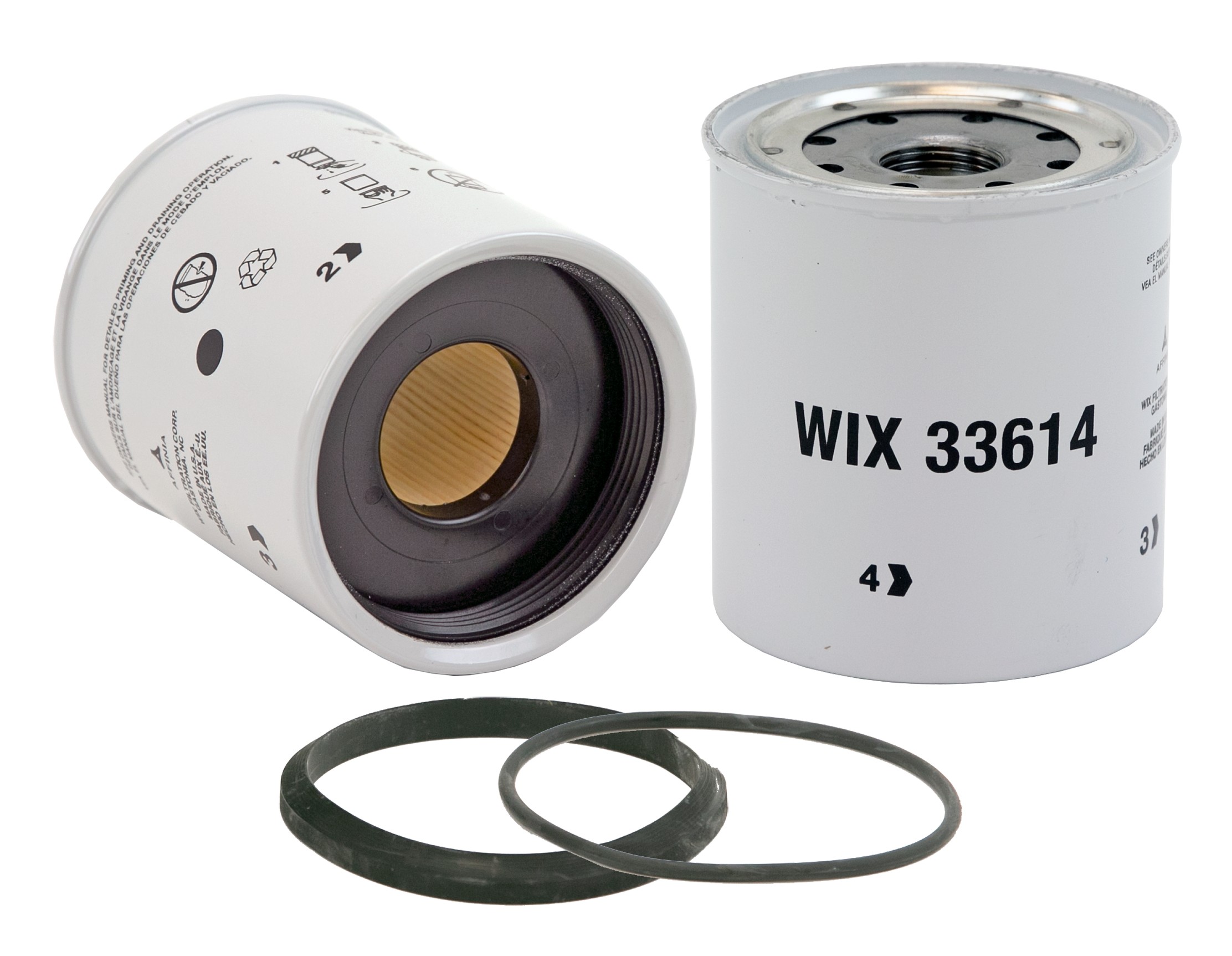 WIX Spin On Fuel Water Separator w/ Open End Bottom
