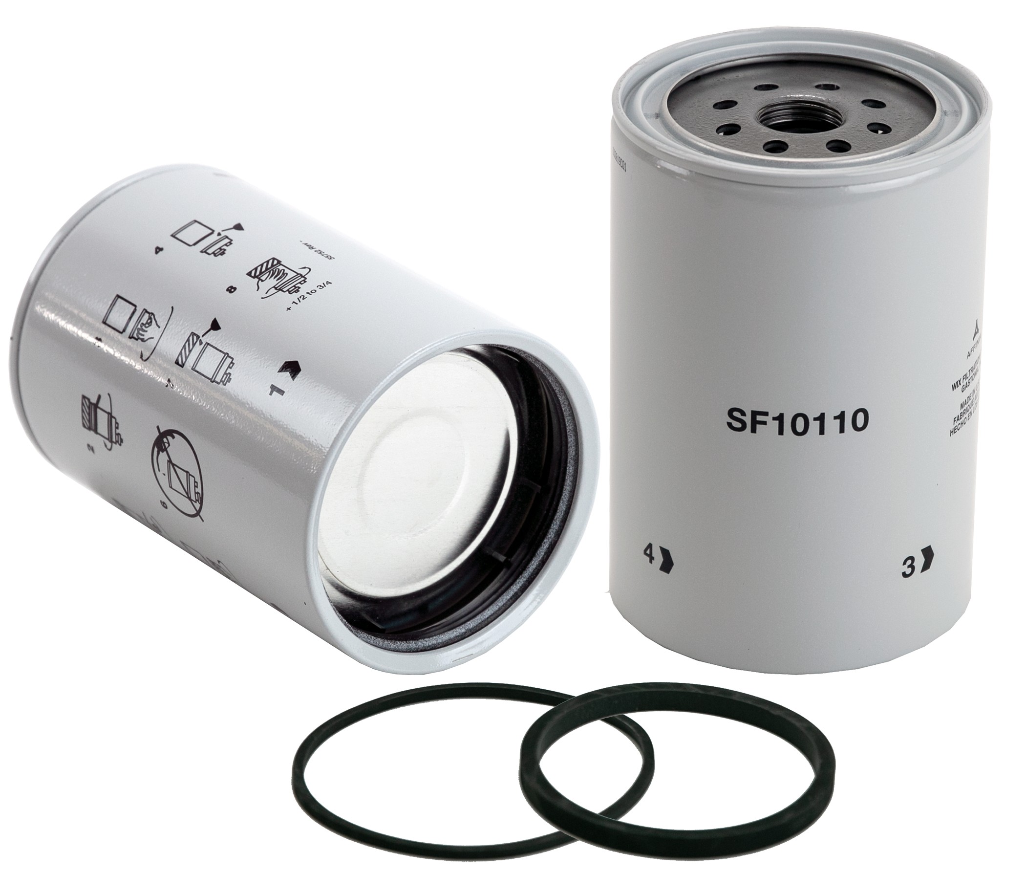 WIX Spin On Fuel Water Separator w/ Open End Bottom
