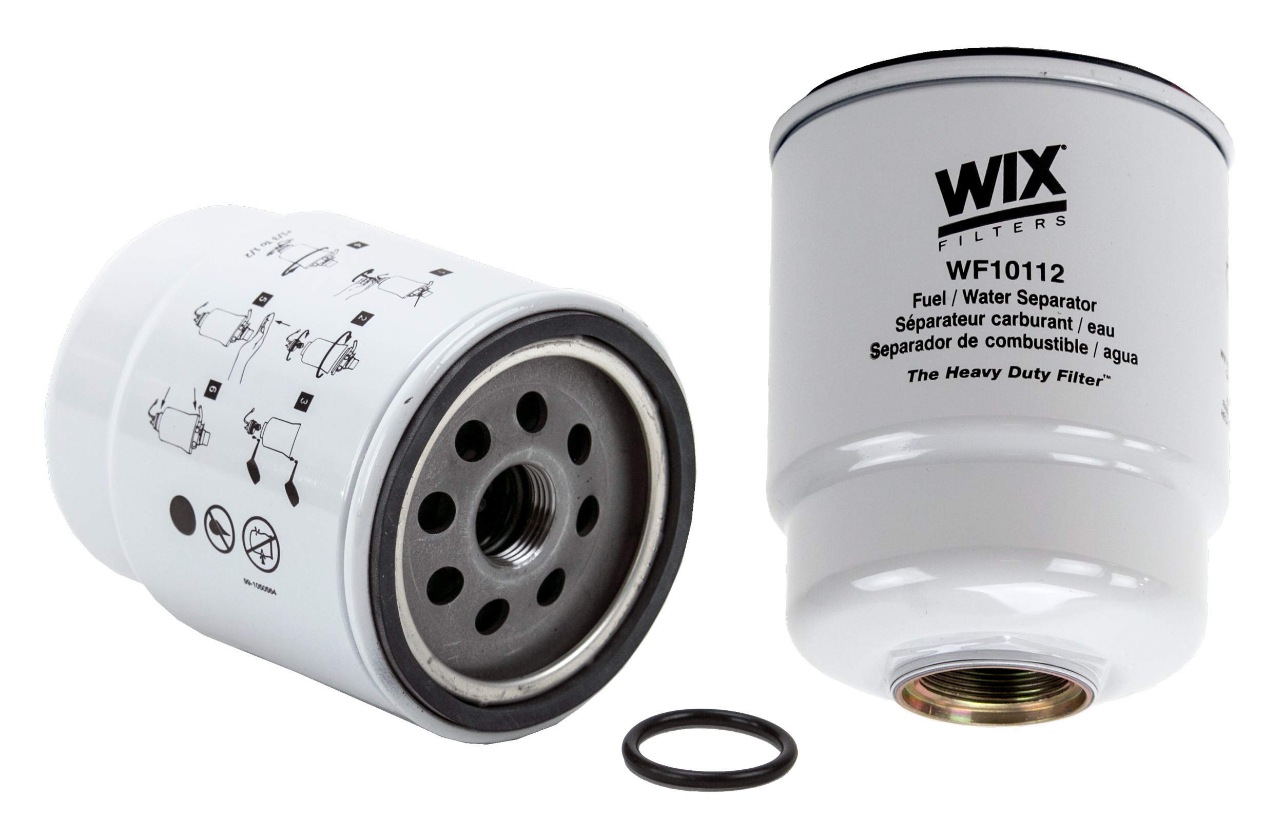 WIX Spin On Fuel Water Separator w/ Open End Bottom