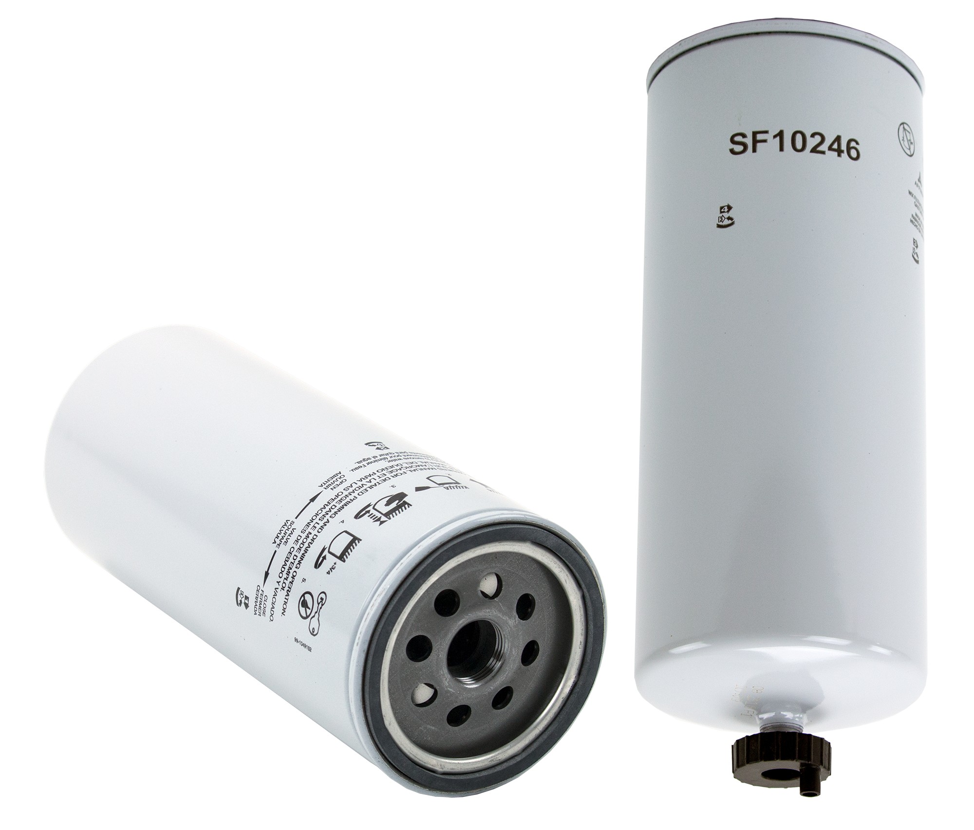 WIX Spin On Fuel Water Separator w/ Open End Bottom