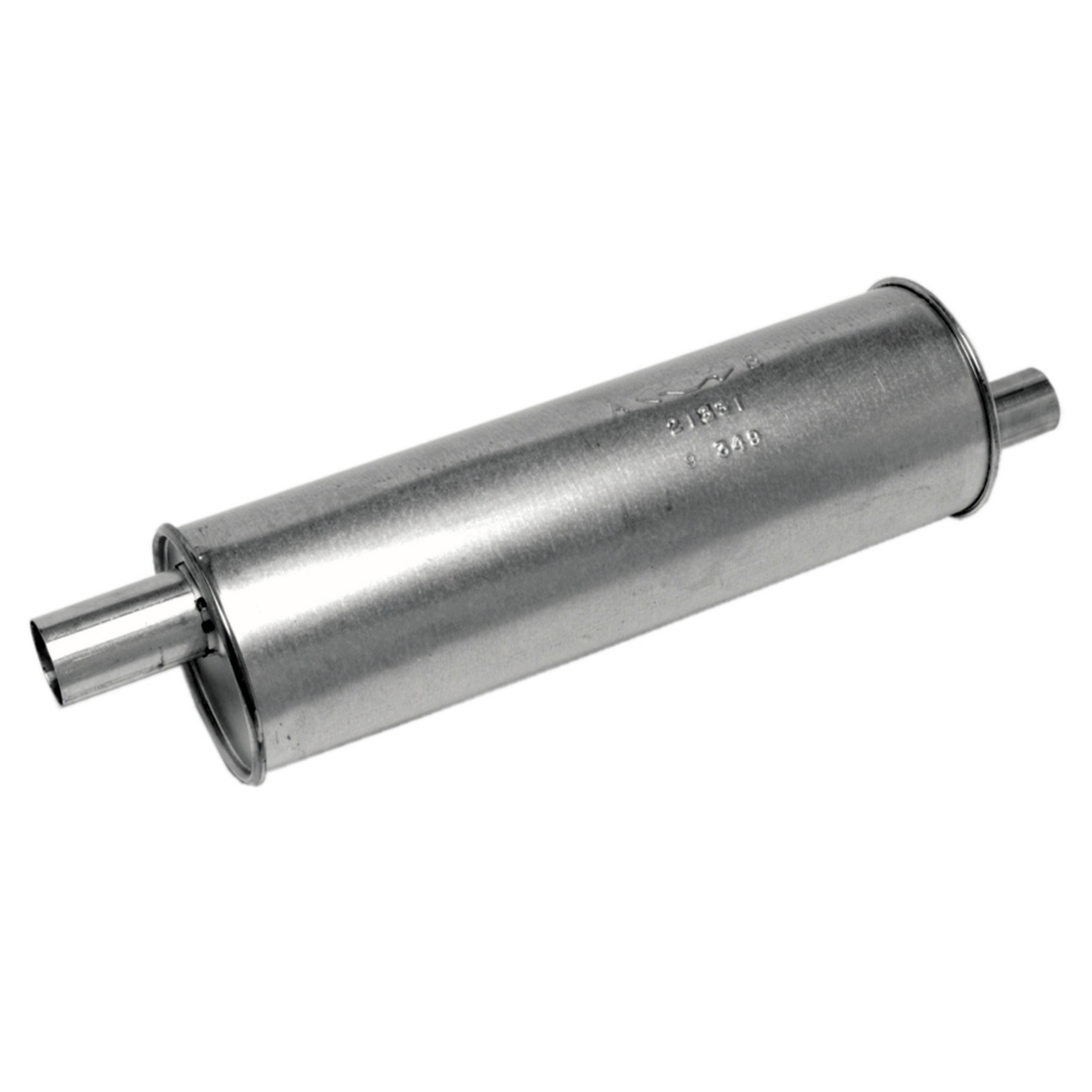 SoundFX Universal Universal Exhaust Muffler 2" Inlet (ID) 1.875" Outlet (OD)