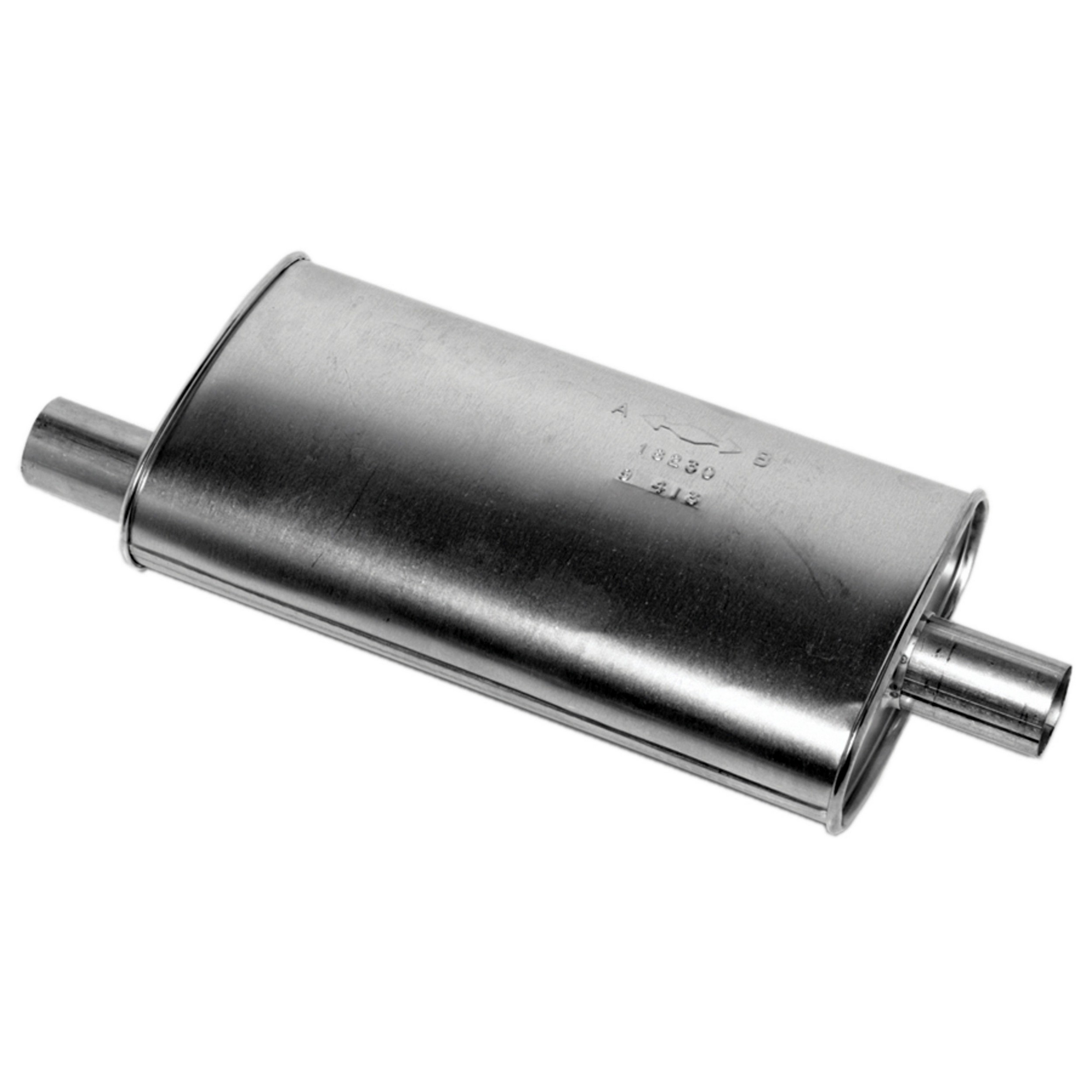 SoundFX Direct Fit Exhaust Muffler 2.25" Inlet (ID) 2.25" Outlet (ID)