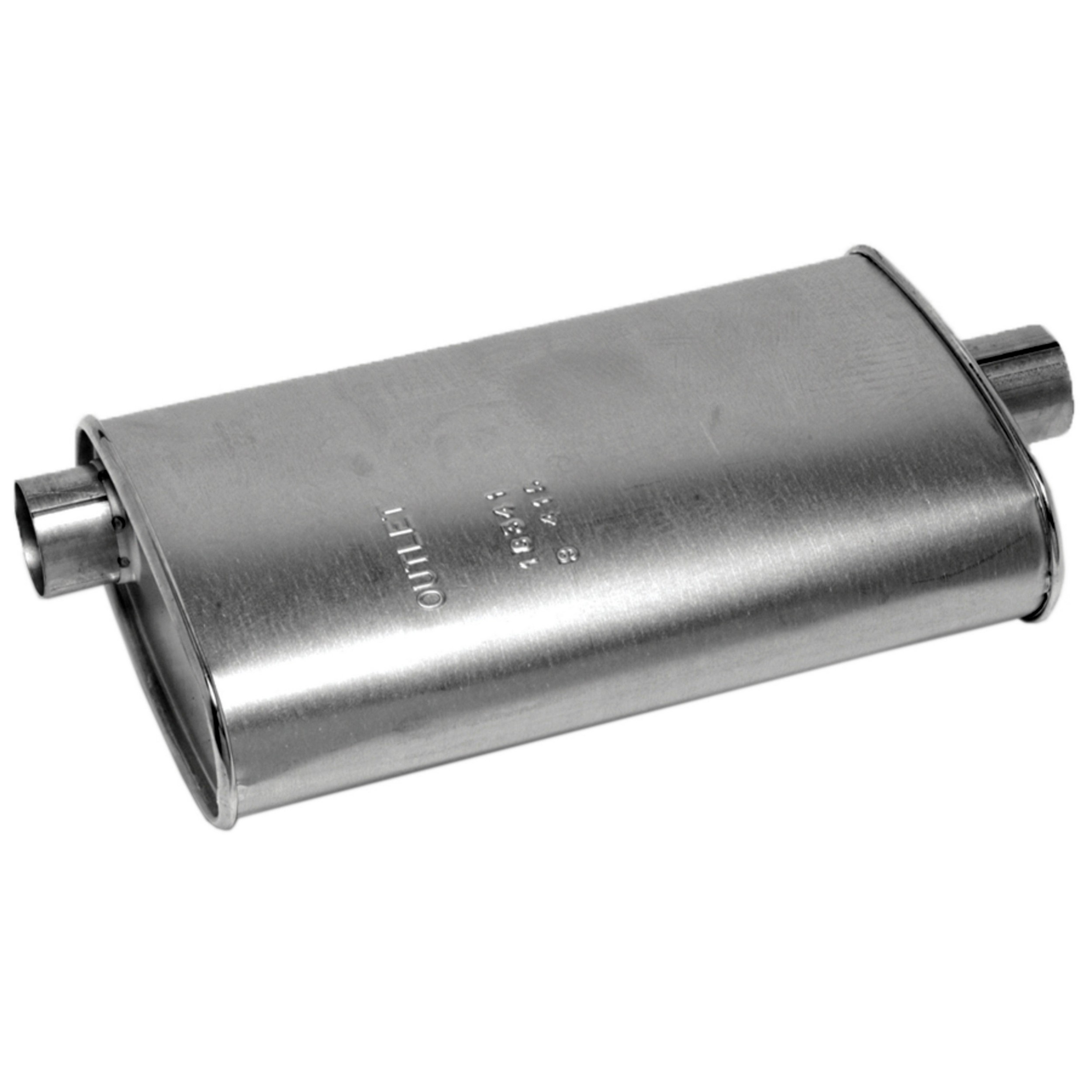 SoundFX Direct Fit Exhaust Muffler 2.25" Inlet (ID) 2.25" Outlet (ID)