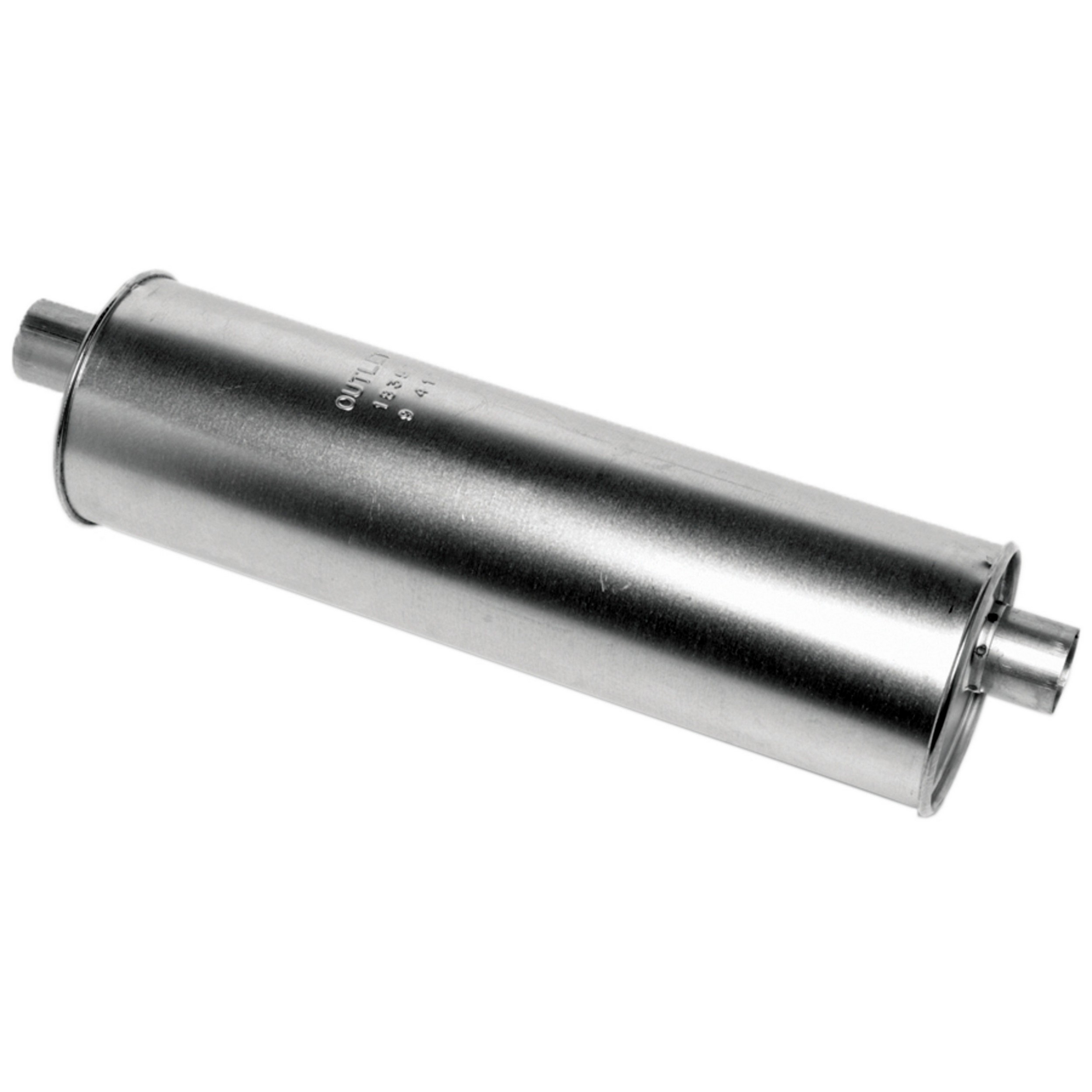 SoundFX Direct Fit Exhaust Muffler 2.25" Inlet (ID) 2.25"Outlet (ID)