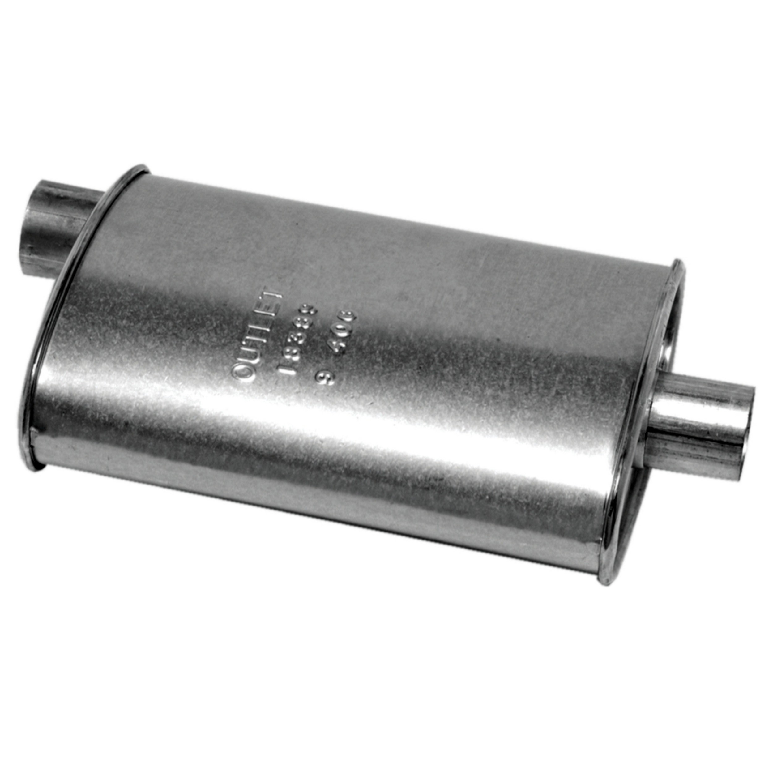 SoundFX Direct Fit Exhaust Muffler 2" Inlet (ID) 2.125" Outlet (ID)