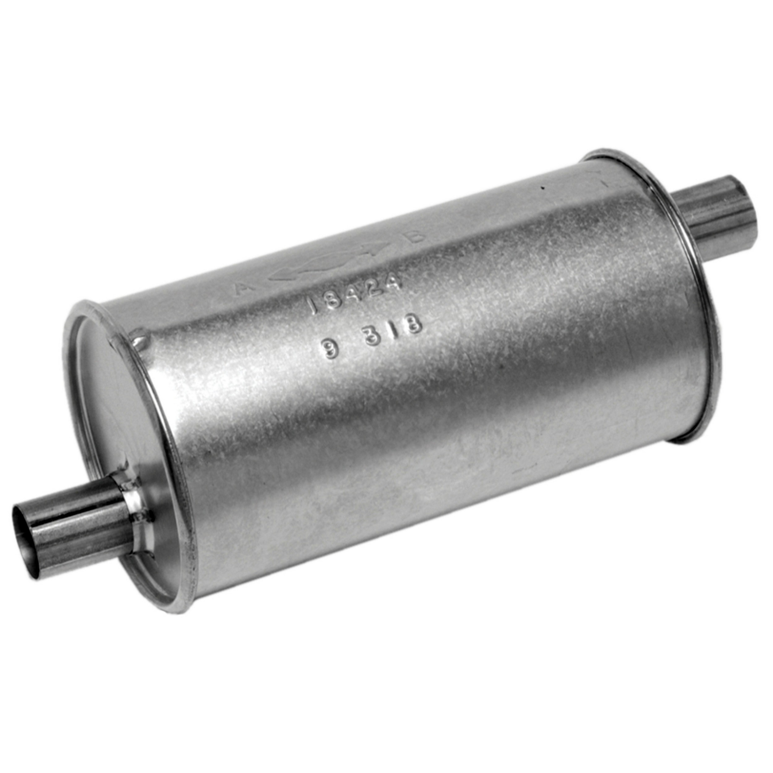 SoundFX Direct Fit Exhaust Muffler 1.5" Inlet (ID) 1.5" Outlet (ID)