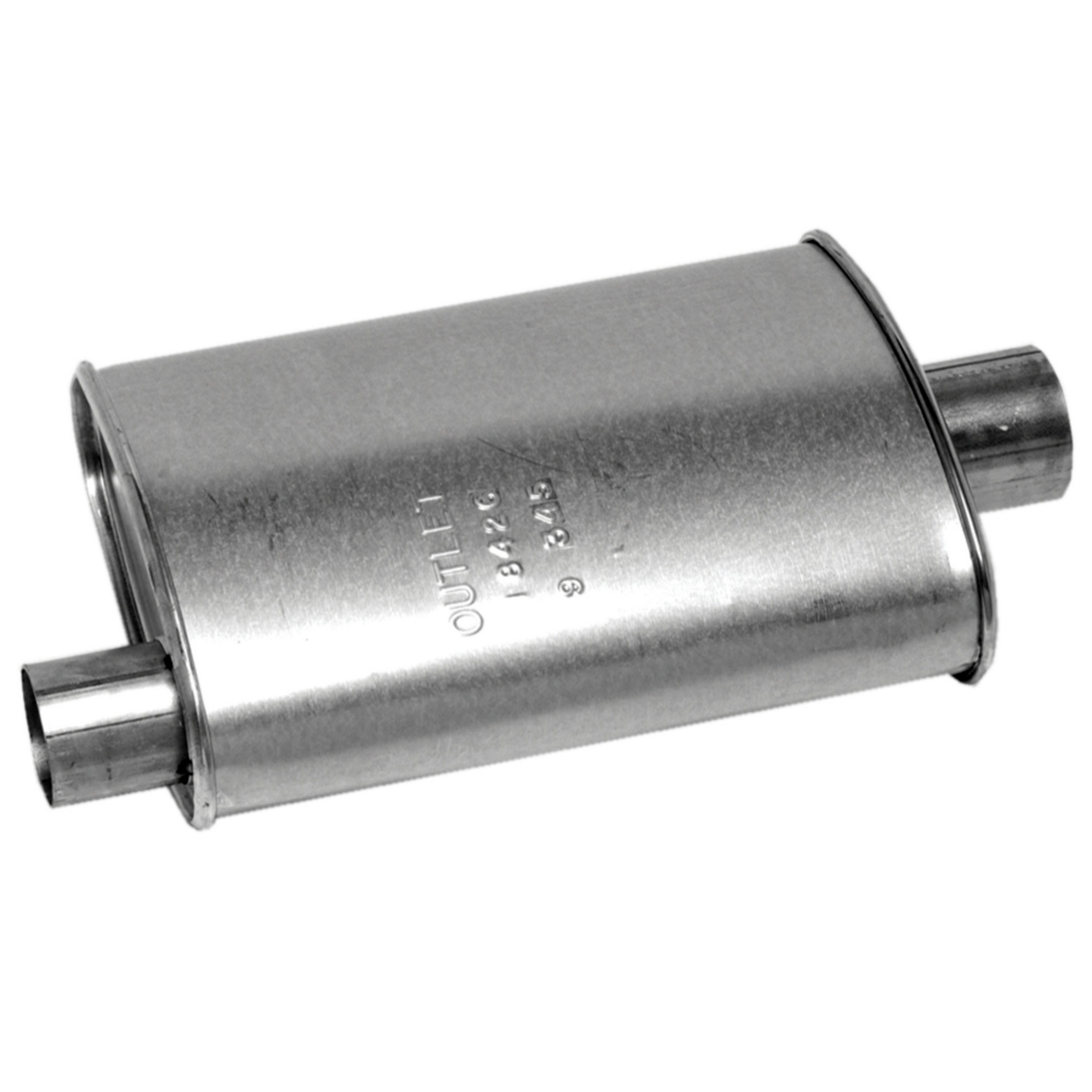 SoundFX Direct Fit Exhaust Muffler 2.5" Inlet (ID) 2.125" Outlet (ID)