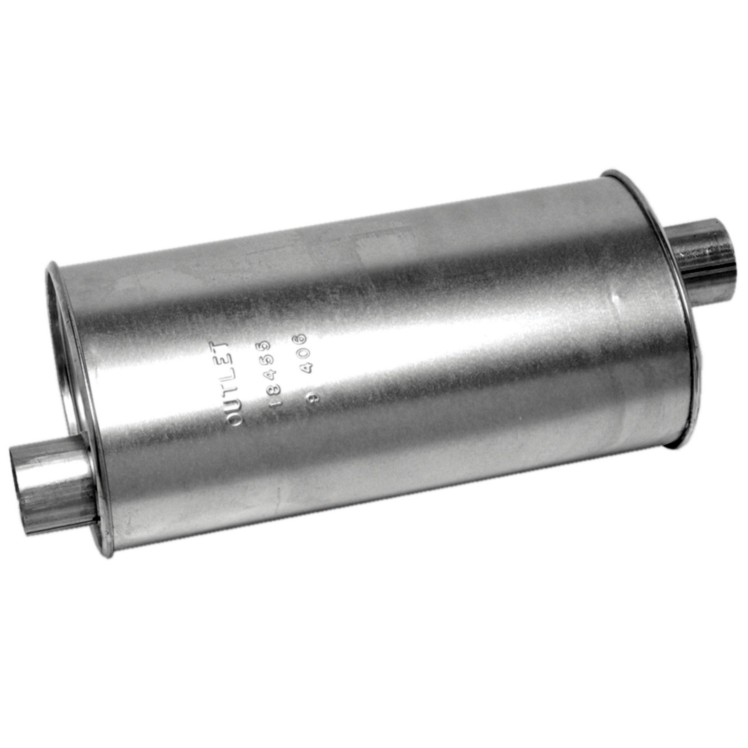SoundFX Direct Fit Exhaust Muffler 2.5" Inlet (ID) 2.5" Outlet (ID)