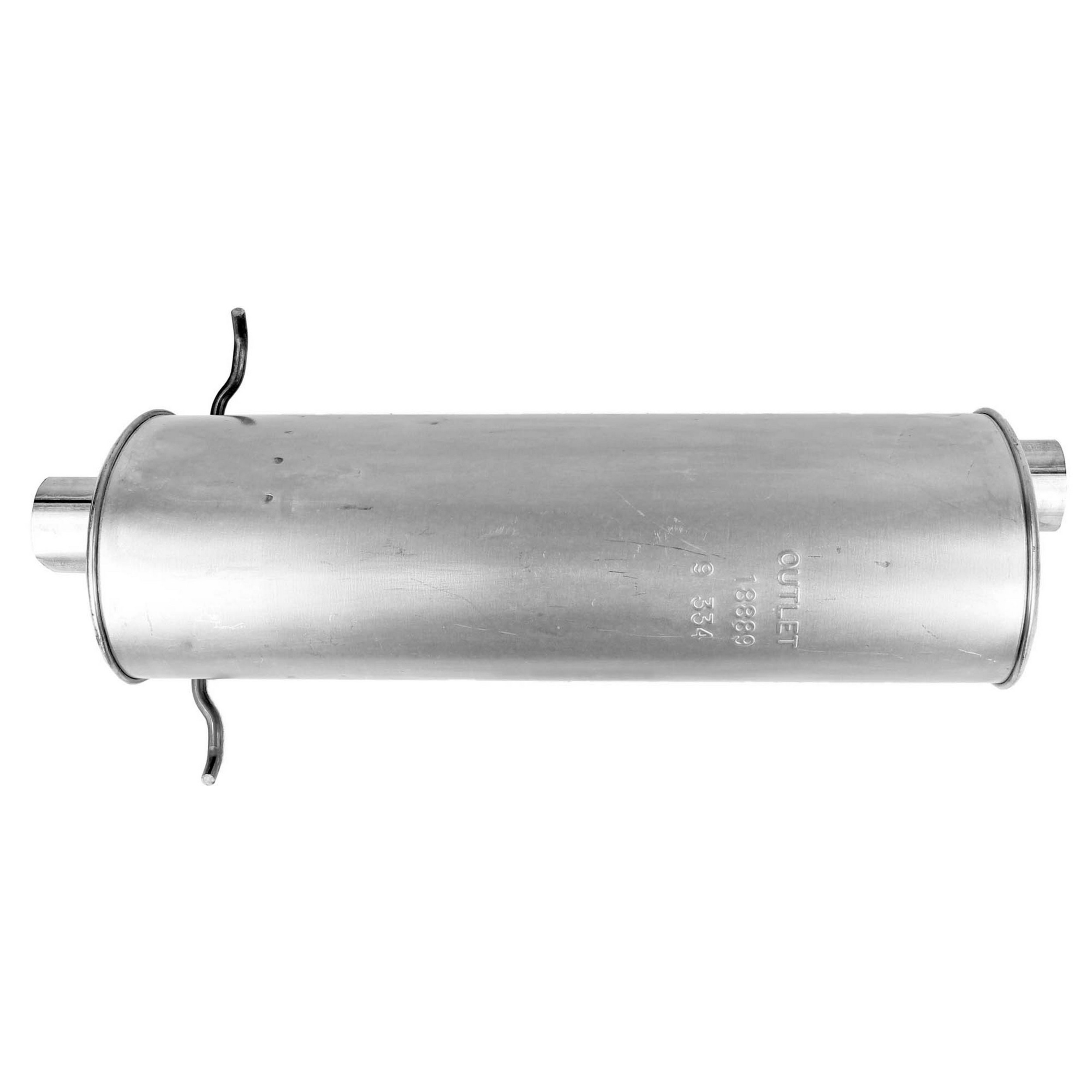 SoundFX Direct Fit Exhaust Muffler 2.5" Inlet (OD) 2.5" Outlet (ID)