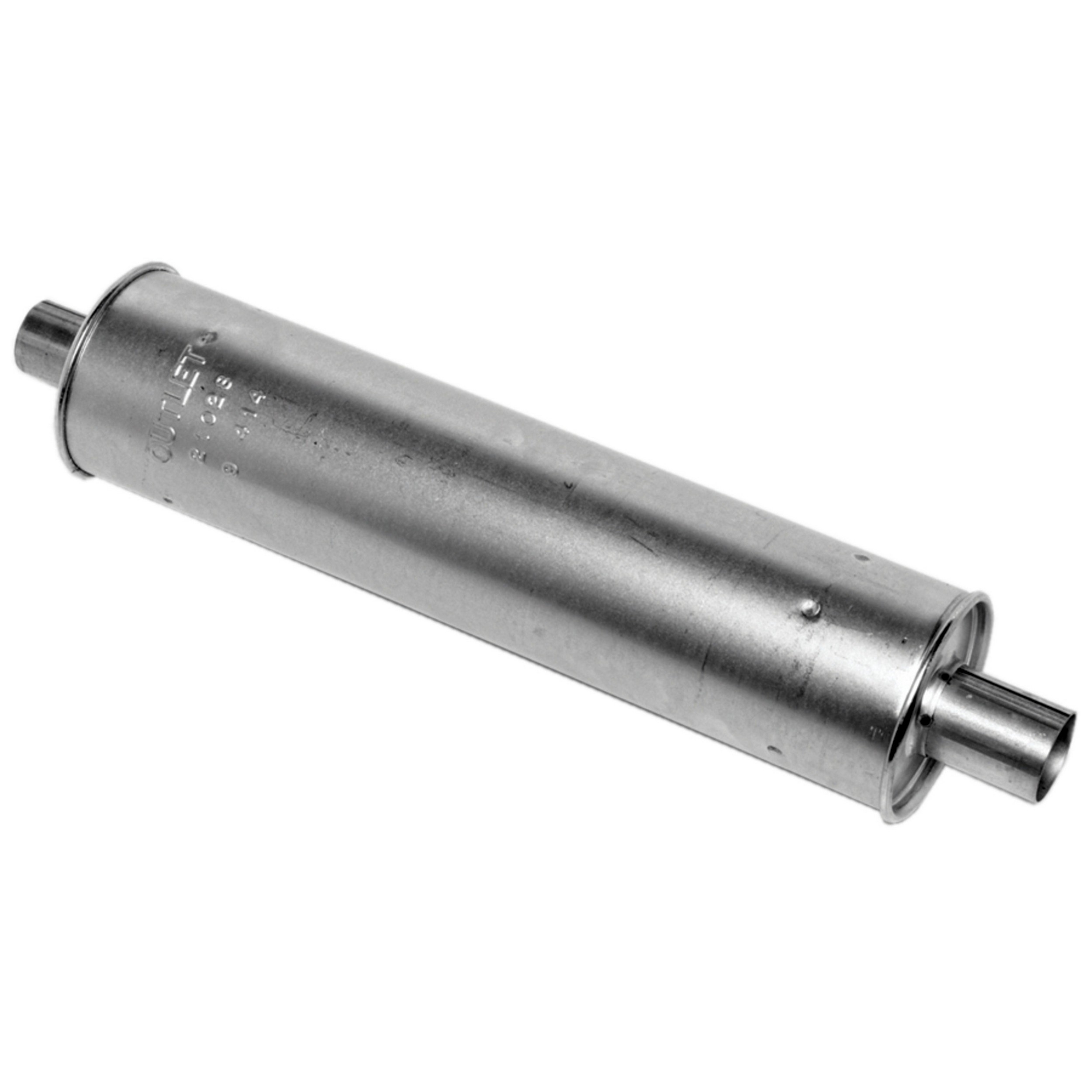 Quiet-Flow Direct Fit Exhaust Muffler 2" Inlet (ID) 1.812" Outlet (OD)