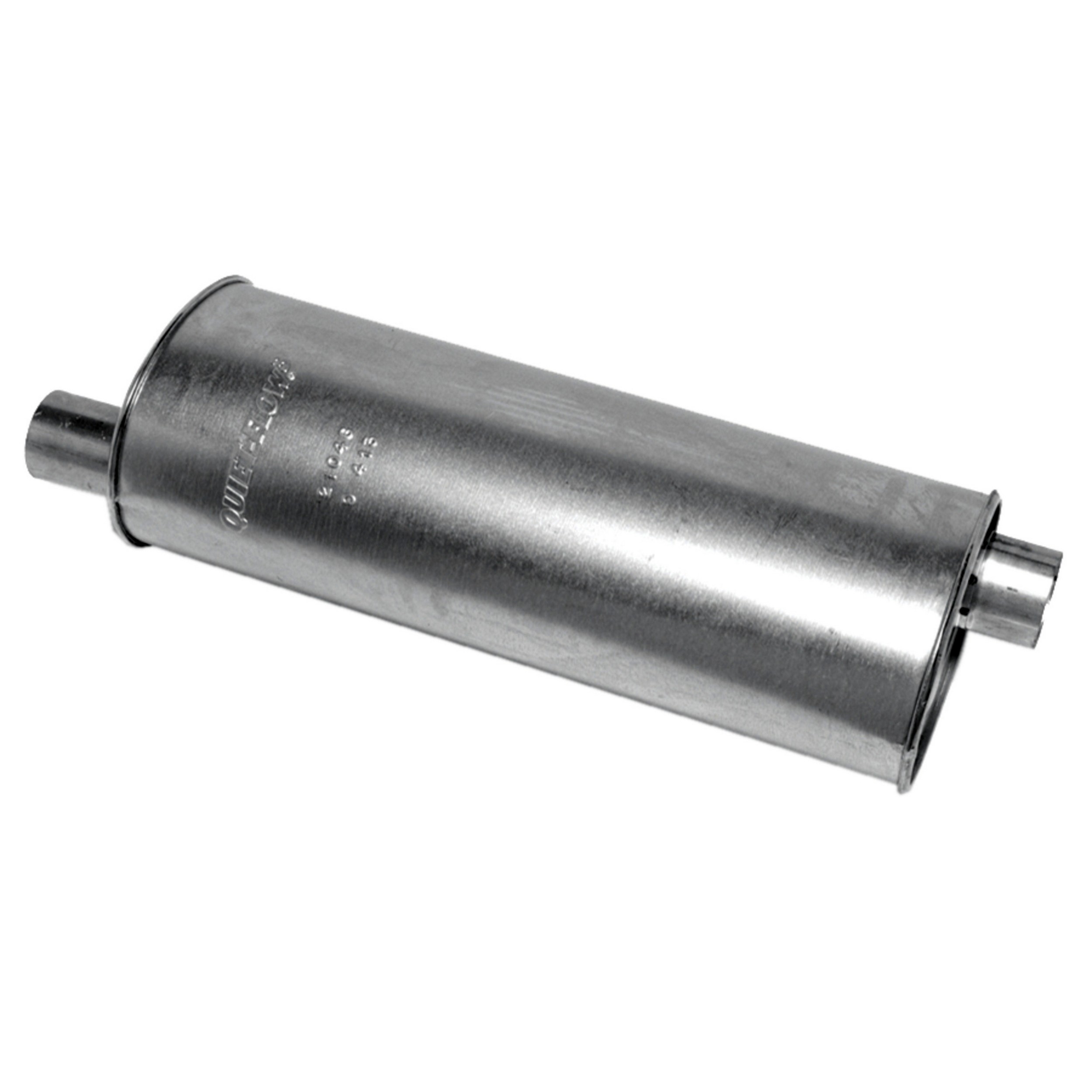 Quiet-Flow SS Direct Fit Exhaust Muffler 2.75" Inlet (ID) 2.75" Outlet (OD)