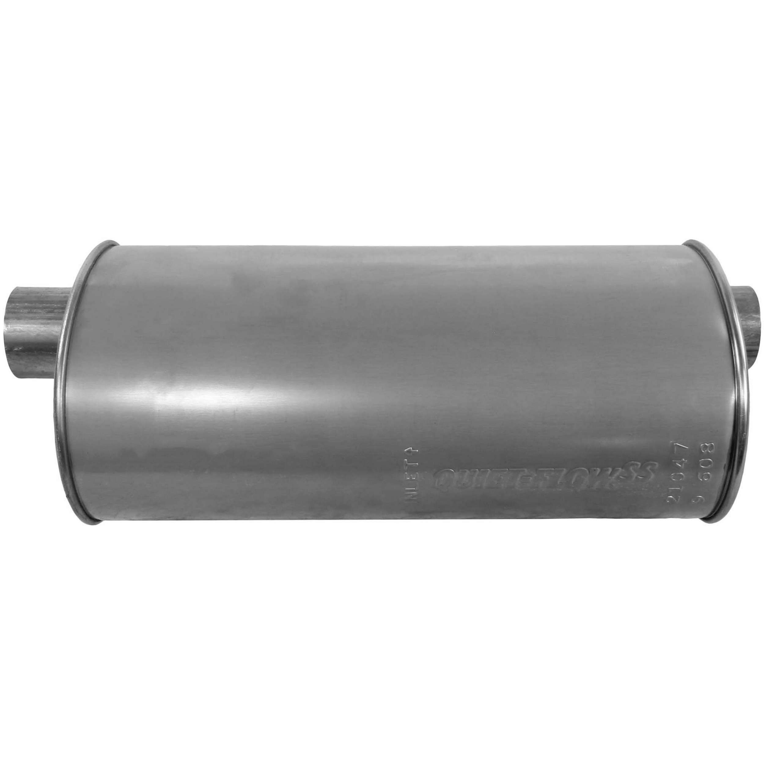 Quiet-Flow SS Direct Fit Exhaust Muffler 2.5" Inlet (ID) 2.5" Outlet (ID)
