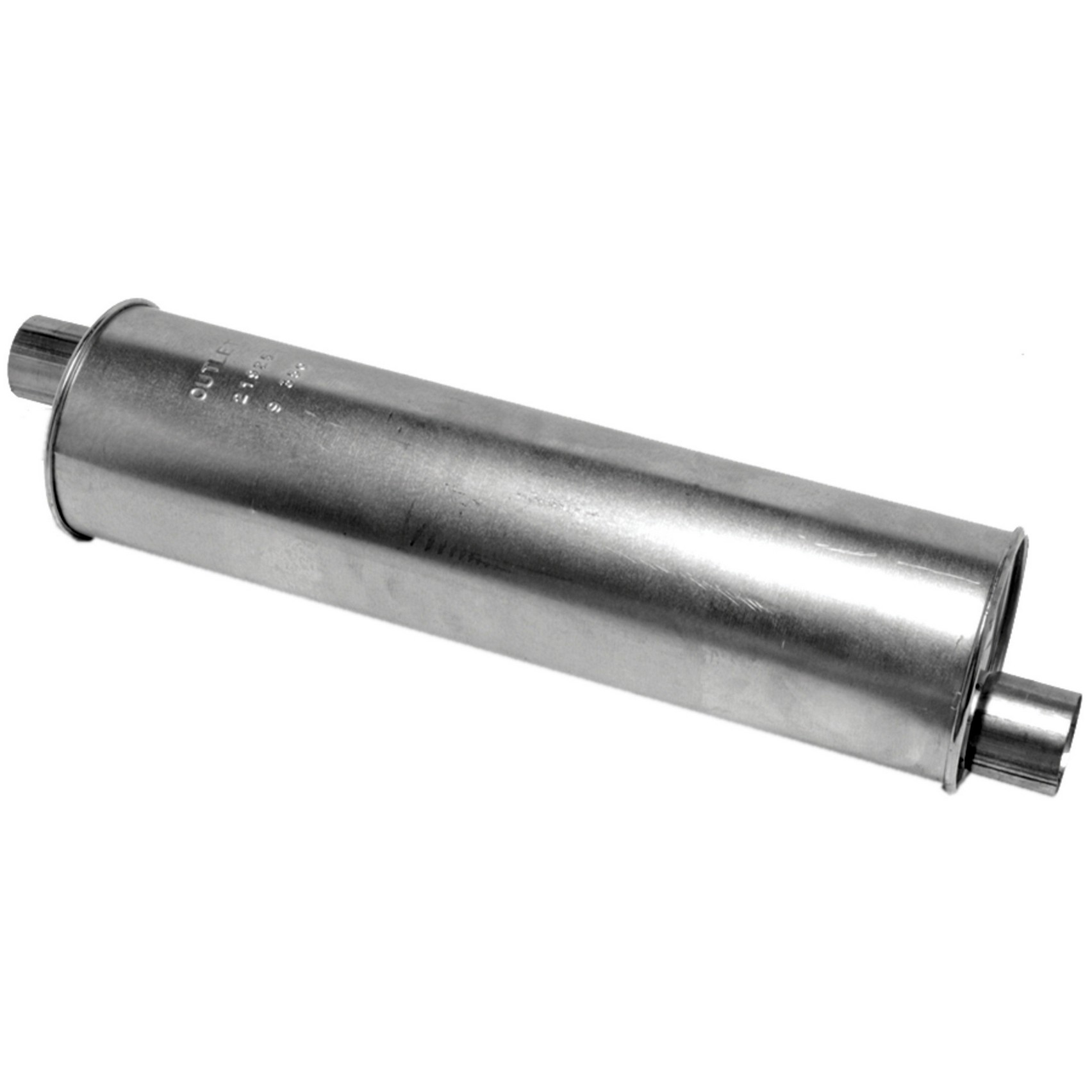 Quiet-Flow Direct Fit Exhaust Muffler 2.5" Inlet (ID) 2.25" Outlet (ID)