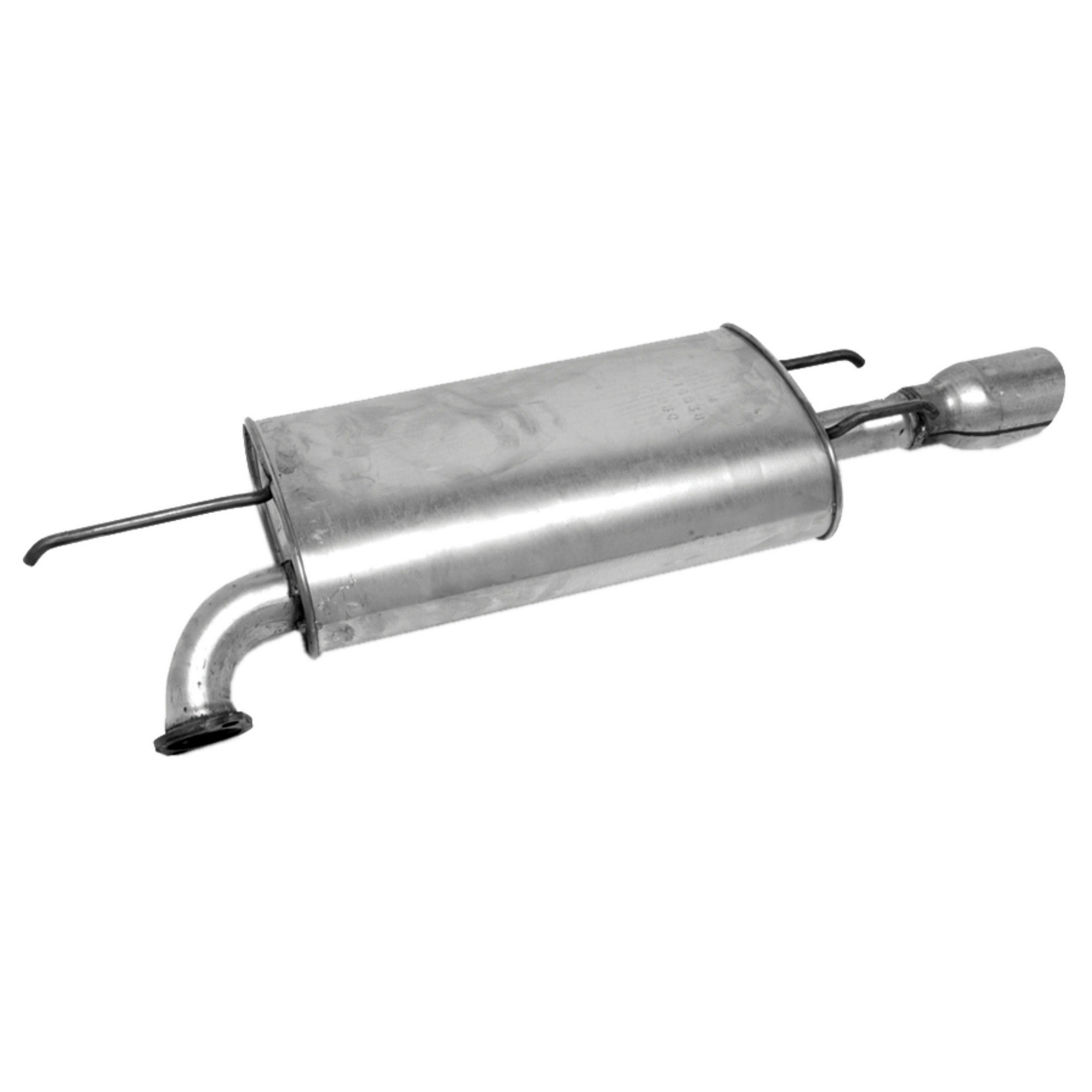 Quiet-Flow SS Direct Fit Exhaust Muffler 3.825" Outlet (OD)