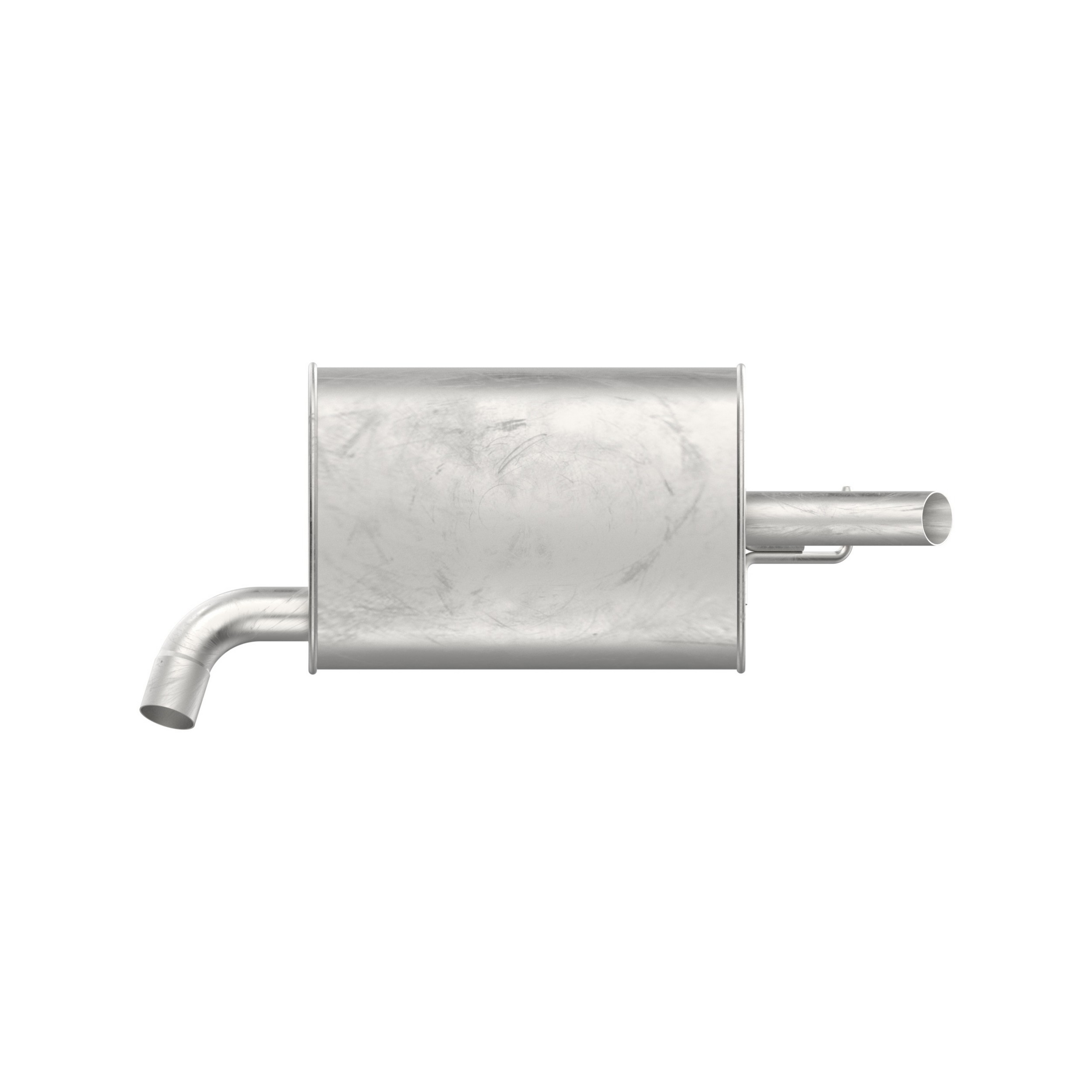 Quiet-Flow SS Direct Fit Exhaust Muffler 2" Inlet (ID) 2" Outlet (OD)