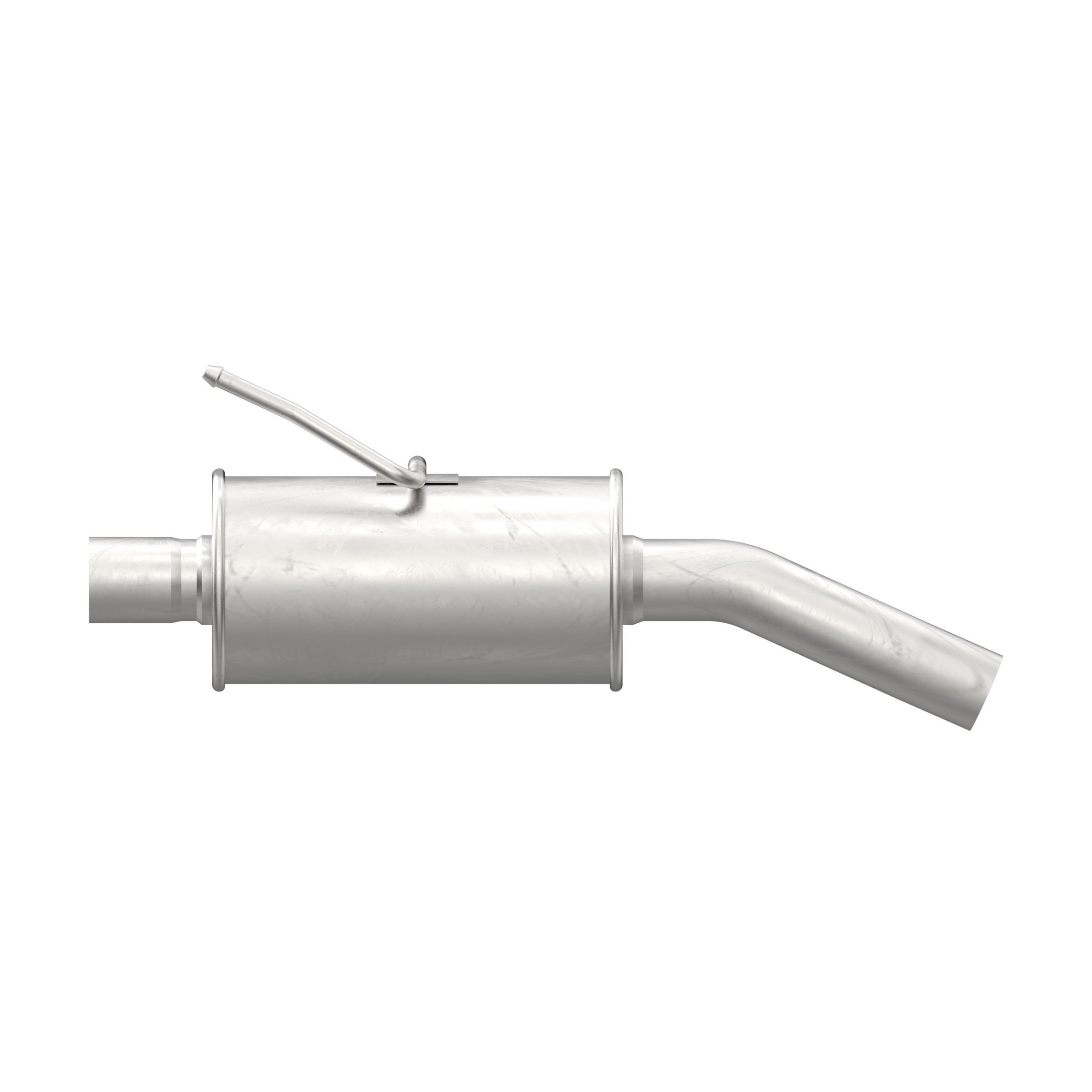Exhaust Resonator and Pipe Assembly 2" Inlet (ID) 2" Outlet (OD)