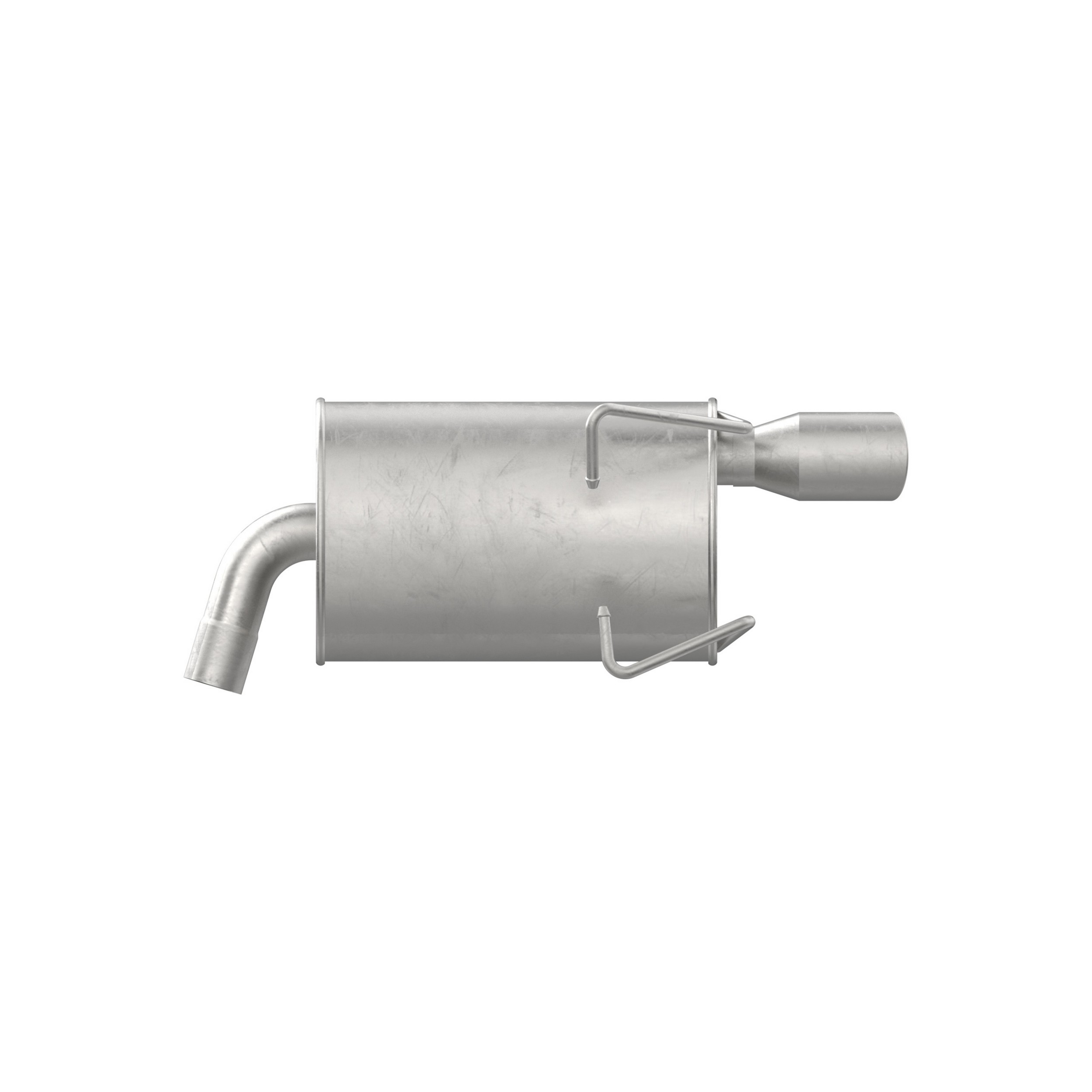 Quiet-Flow SS Direct Fit Exhaust Muffler 2" Inlet (ID) 3" Outlet (OD)