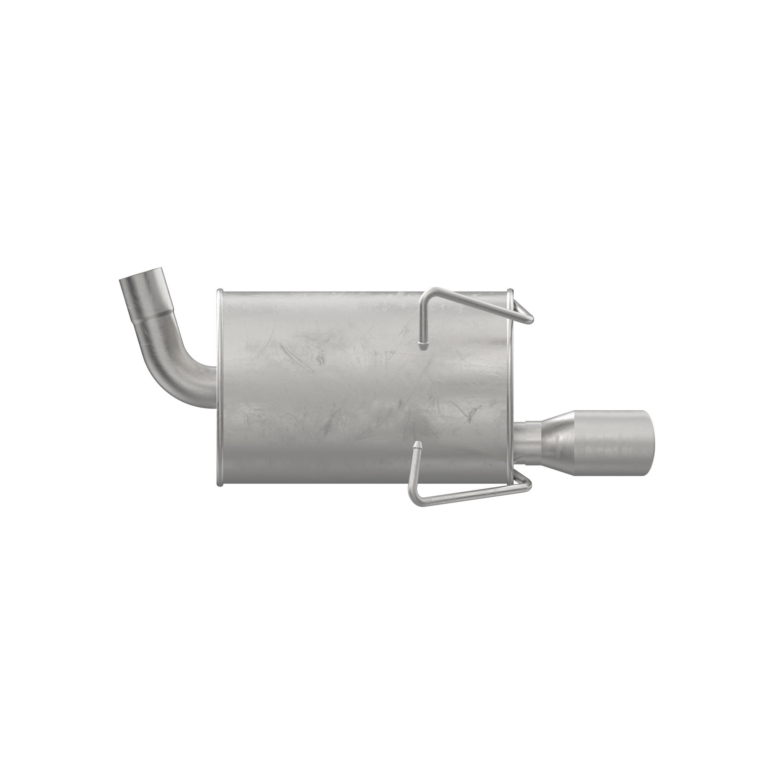 Quiet-Flow SS Direct Fit Exhaust Muffler 2" Inlet (ID) 3" Outlet (OD)