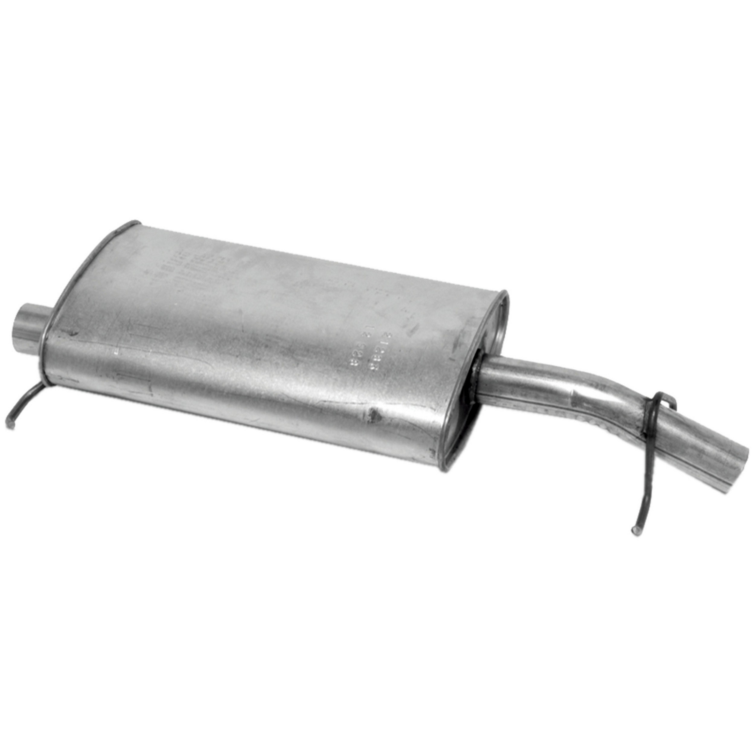 Quiet-Flow SS Direct Fit Exhaust Muffler 2.25" Inlet (ID) 2.25" Outlet (OD)