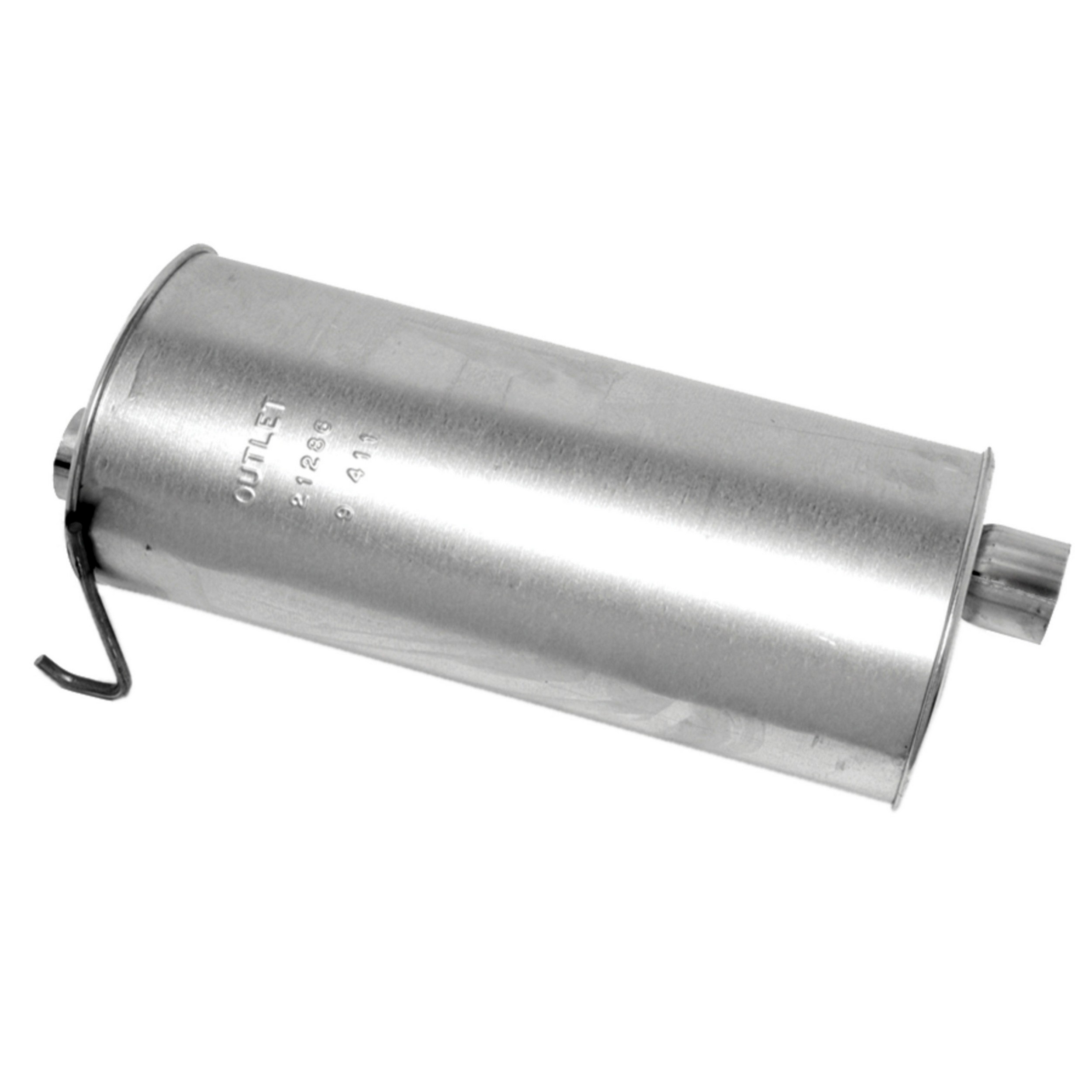 Quiet-Flow SS Direct Fit Exhaust Muffler 2.25" Inlet (ID) 2.25" Outlet (ID)