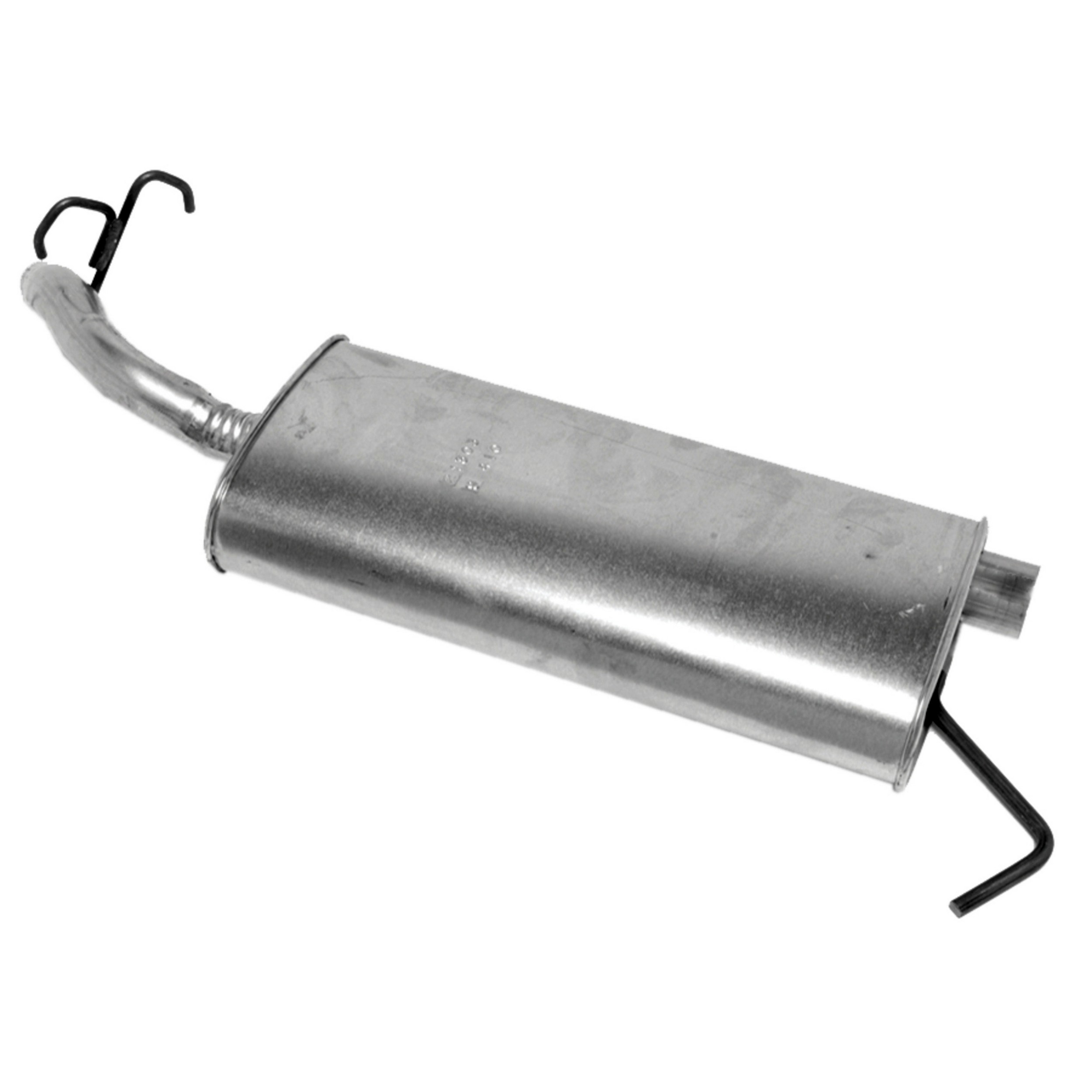 Quiet-Flow SS Direct Fit Exhaust Muffler 2.25" Inlet (ID) 2" Outlet (OD)